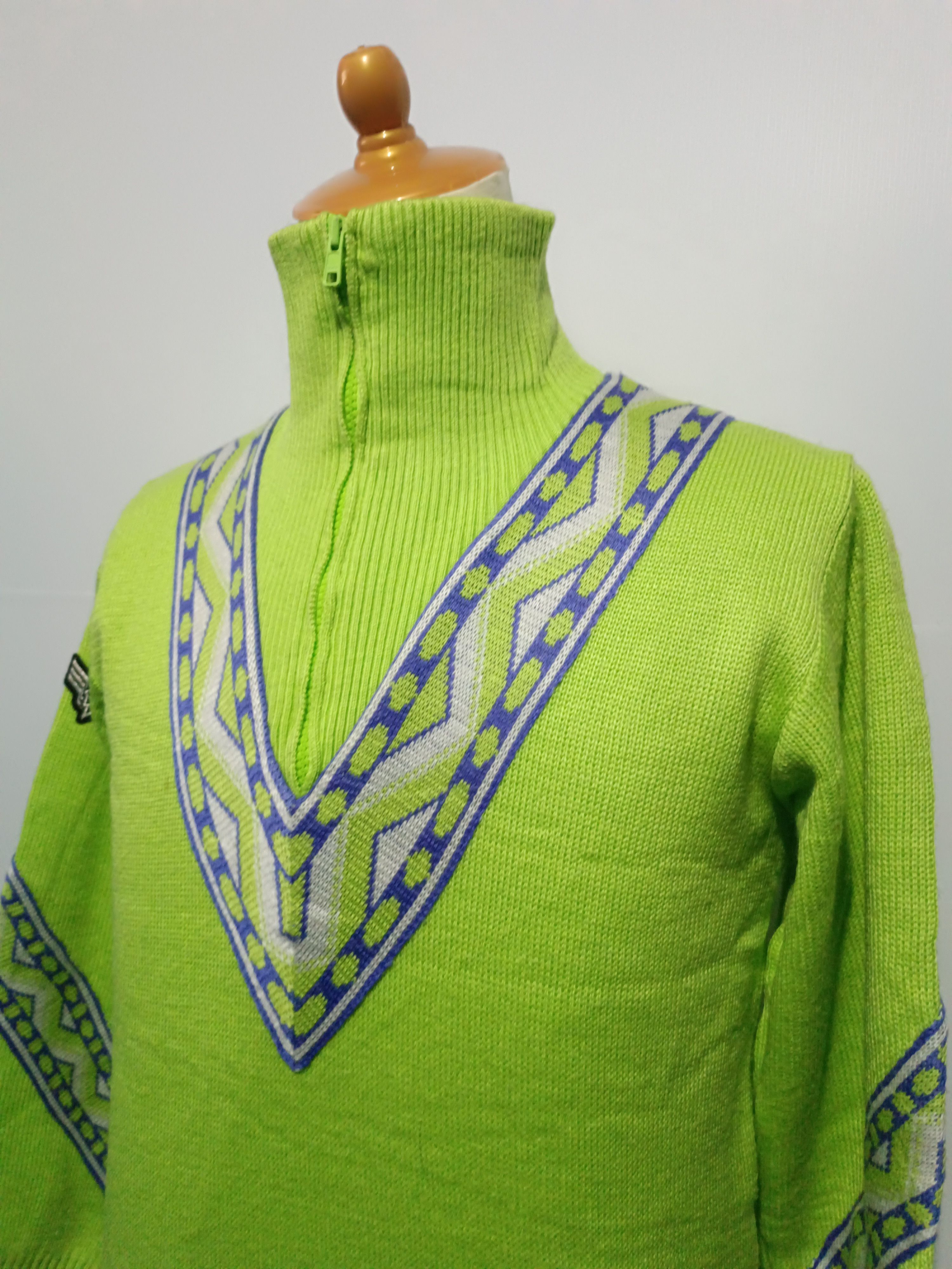 Asics × Japanese Brand Unisex Asics Vintage Sweater Knitwear Sport Wear Size US M / EU 48-50 / 2 - 3 Thumbnail