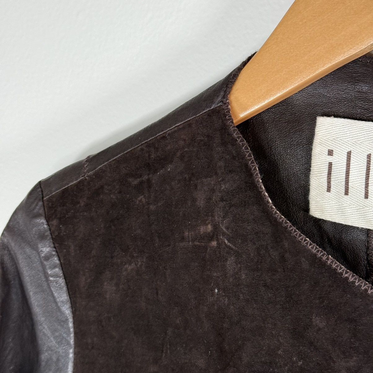 Vintage Illia Brown Leather & Suede Moto Jacket Women’s Size 4 Size S / US 4 / IT 40 - 9 Thumbnail