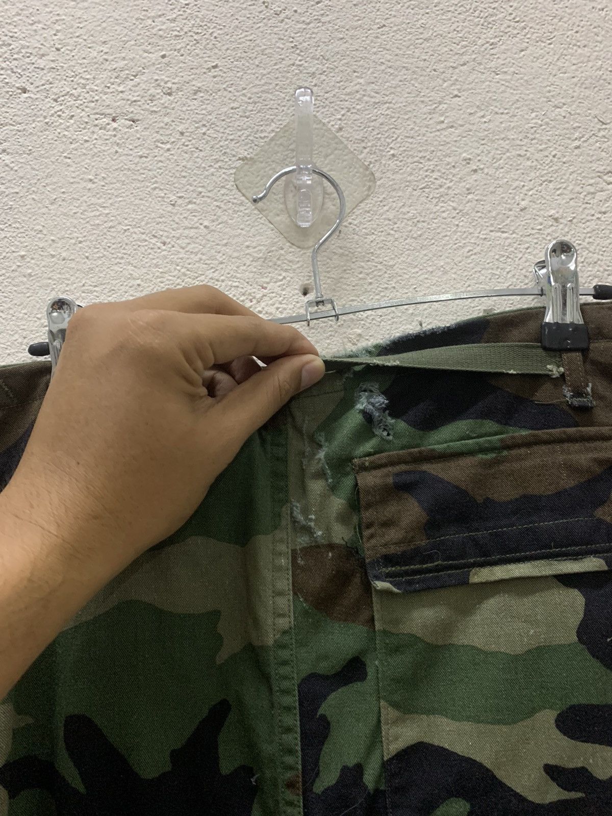 Japanese Brand × Vintage US Military Woodland Camo Chemical Protective Class 1 Size US 40 / EU 56 - 21 Thumbnail