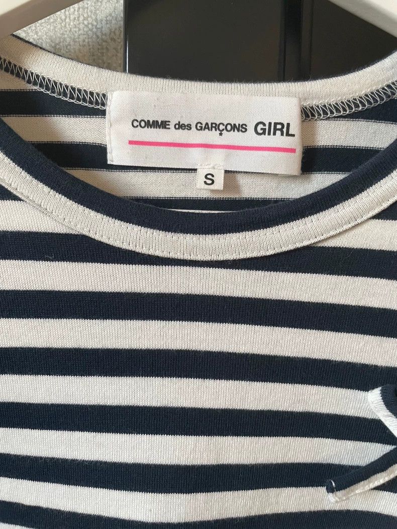 Comme des Garcons Comme Des Garcons Striped bow long sleeved T-shirt 2505-Nex Size S / US 4 / IT 40 - 3 Thumbnail