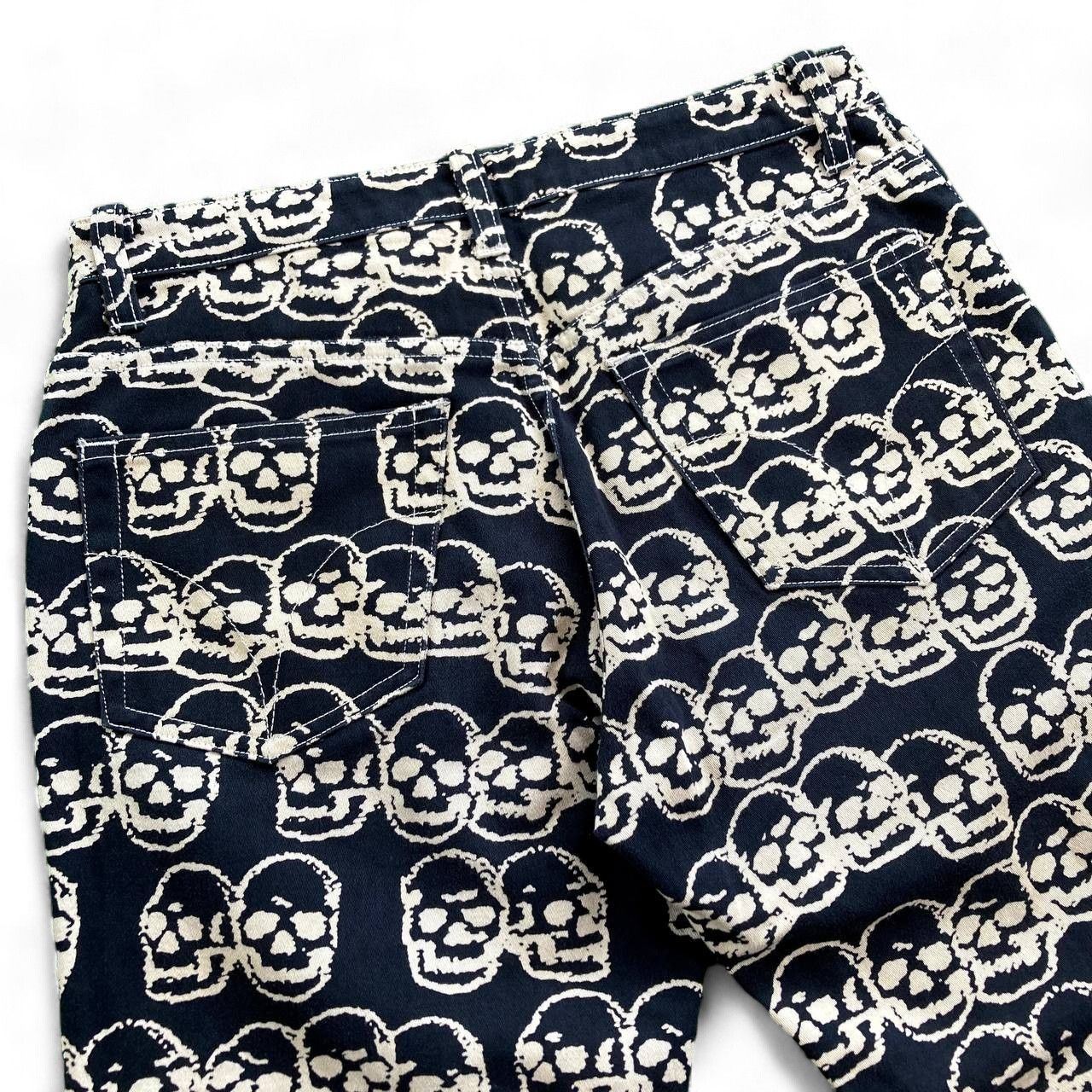 Hysteric Glamour 1998 AOP Skulls Pants Size 28" / US 6 / IT 42 - 7 Thumbnail