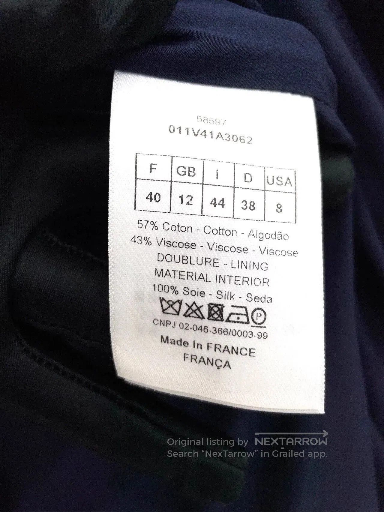 Dior Dior Black Single. Size US XXS / EU 40 - 9 Thumbnail