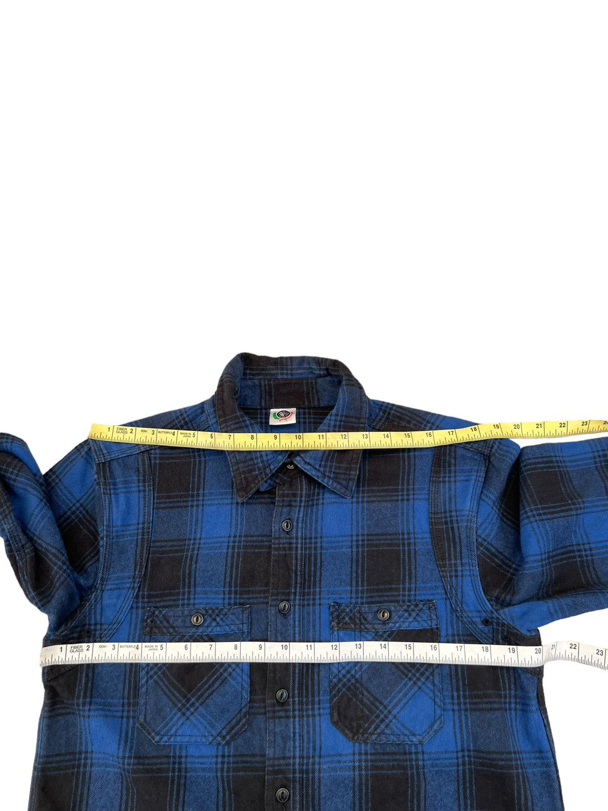 Vintage Japan Brand Cab Clothing 30s 40s Style Thick Flannel Shirt Size US M / EU 48-50 / 2 - 3 Thumbnail