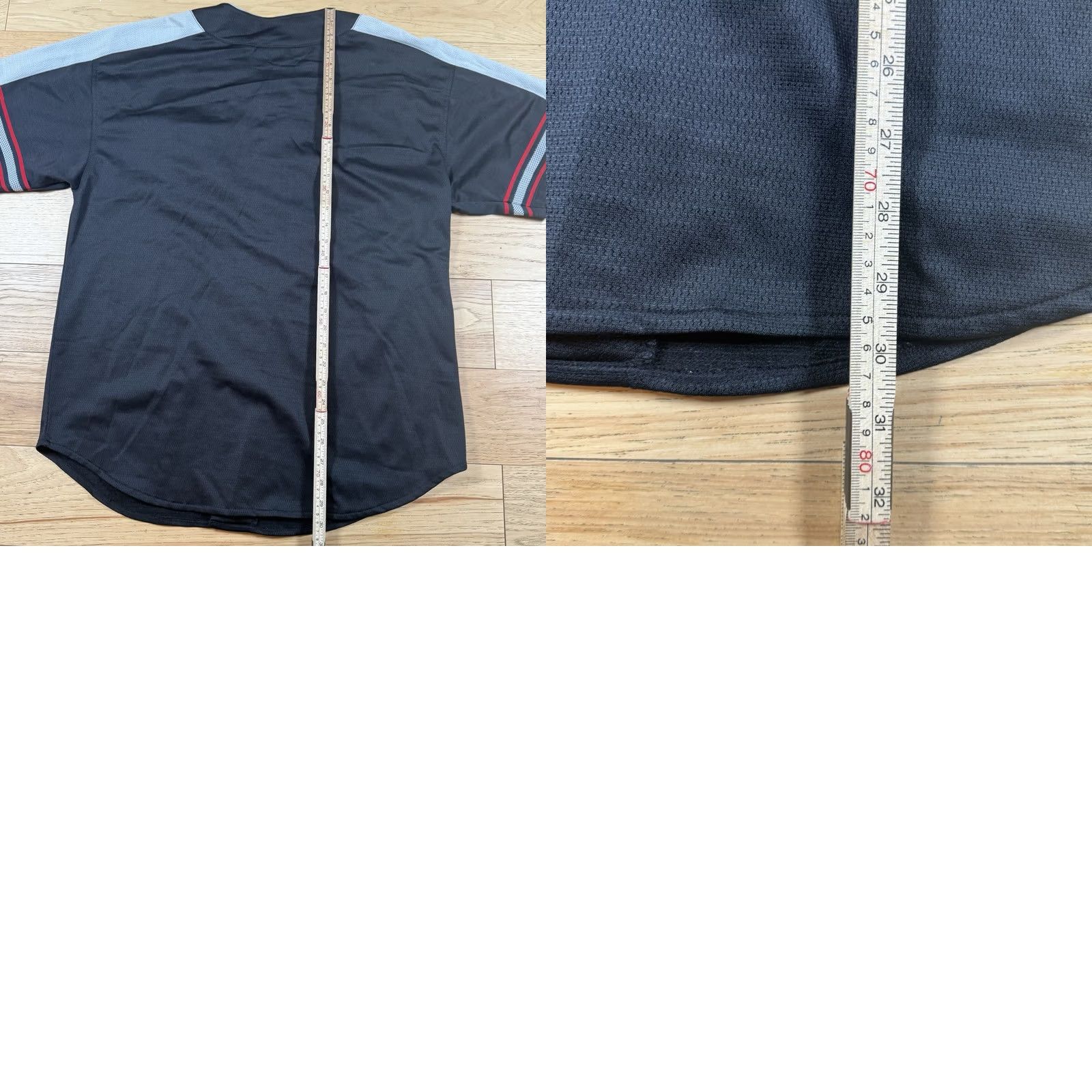 Athletic Works VINTAGE Athletic Works Baseball Jersey Shirt Mens M Black Button, Blue, 26, Casual, Activewear, Baseball, Men Size US M / EU 48-50 / 2 - 8 Thumbnail