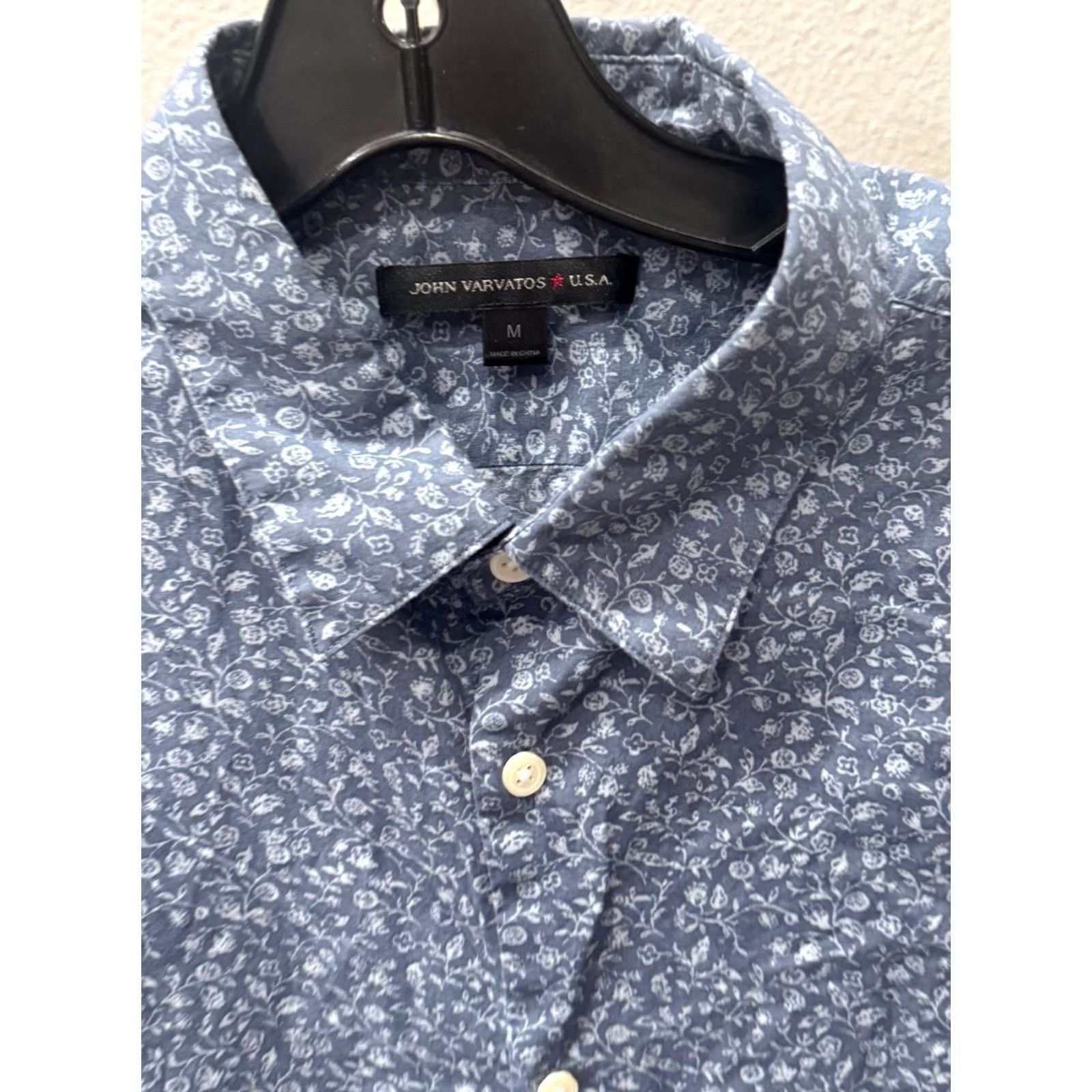John Varvatos John Varvatos Floral LONG SLEEVE SHIRT Medium M Multicolor Mens Size US M / EU 48-50 / 2 - 2 Thumbnail