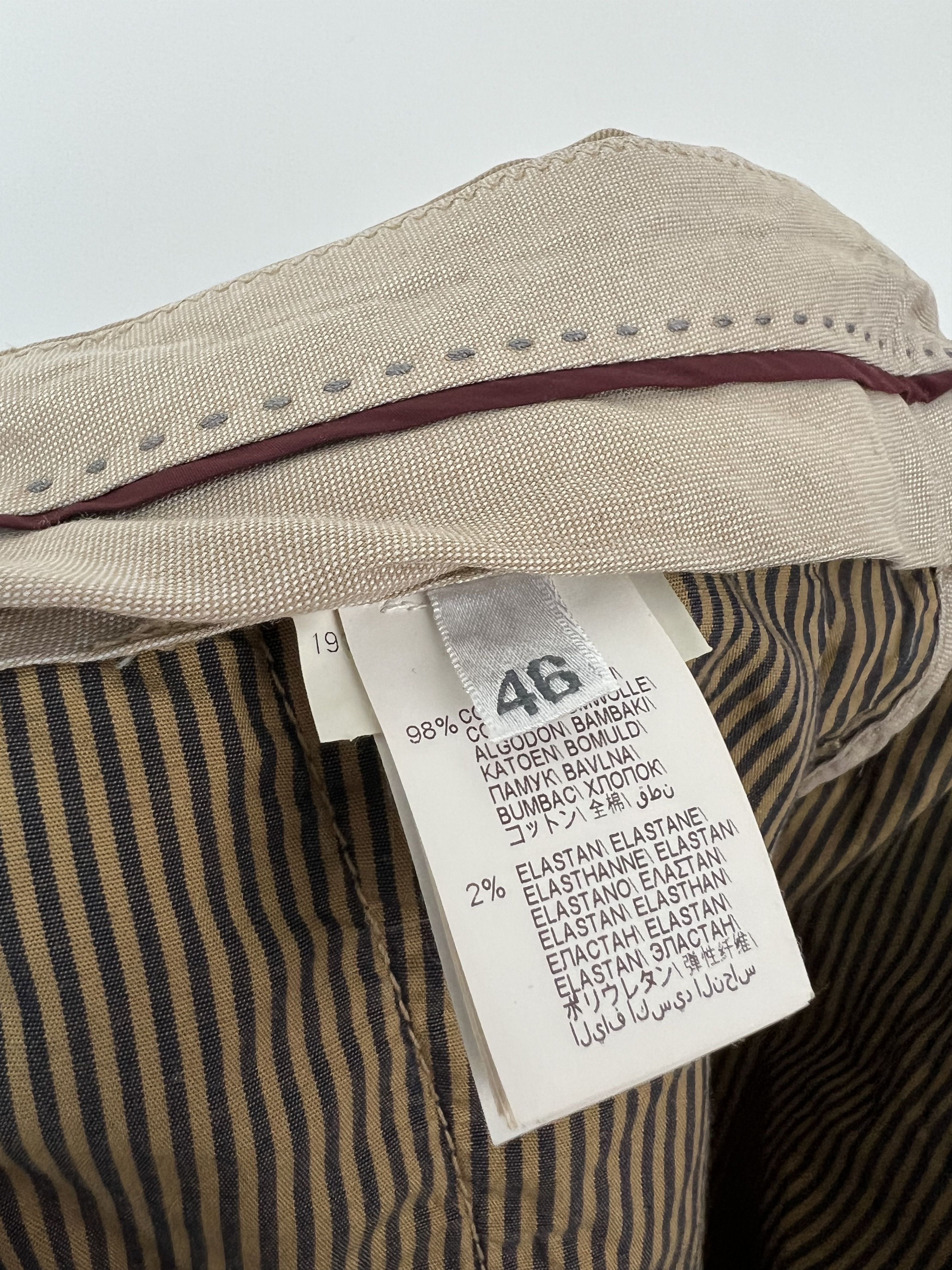 Brunello Cucinelli Brunello Cucinelli Cropped Chino Pants Size 46 Slim Fit Size US 30 / EU 46 - 20 Thumbnail
