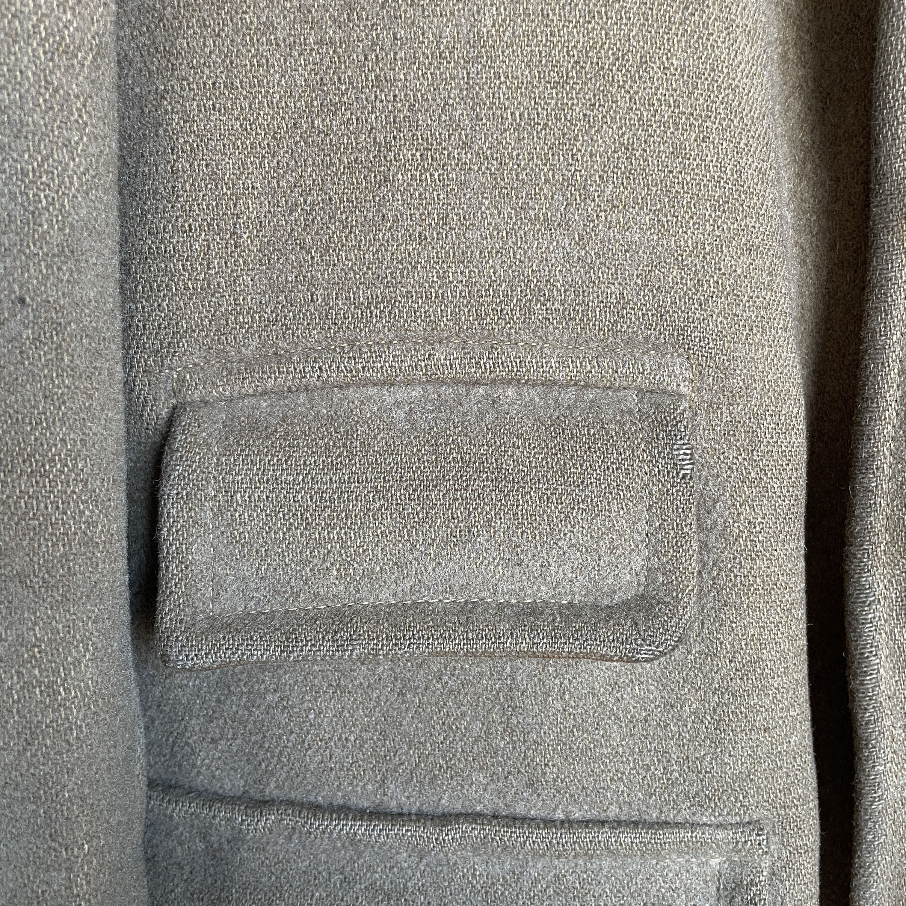 Vintage Vintage 50's 60's British Fur Collar Country Heavy Wool Coat Size US L / EU 52-54 / 3 - 11 Thumbnail