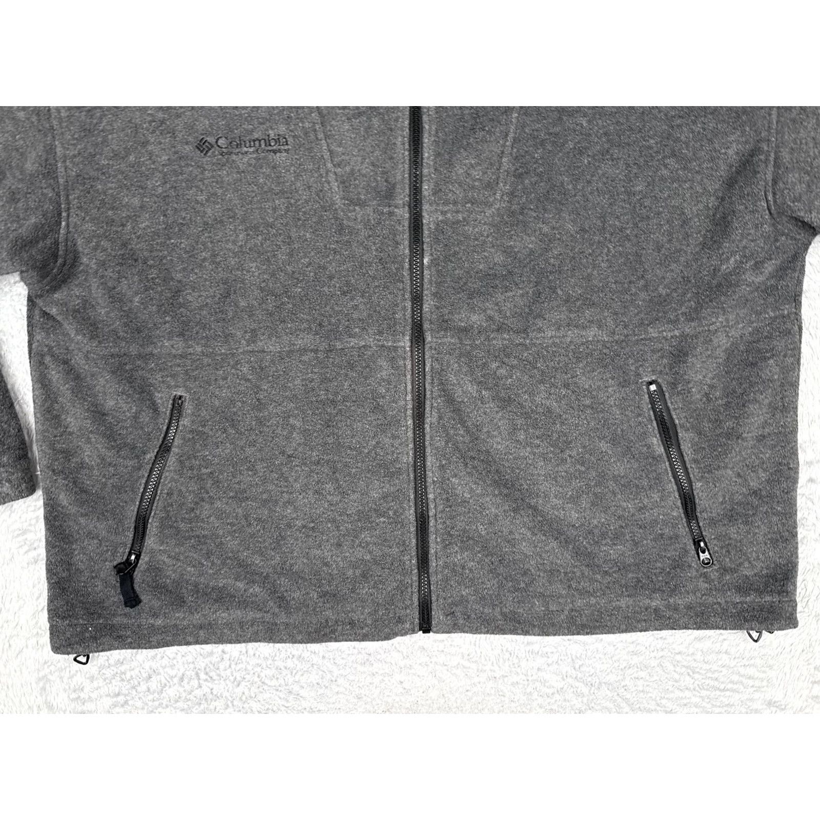 Vintage VINTAGE Columbia Fleece Jacket Mens XL Gray Full Zip Pockets Outdoor Hiking Size US XL / EU 56 / 4 - 5 Thumbnail