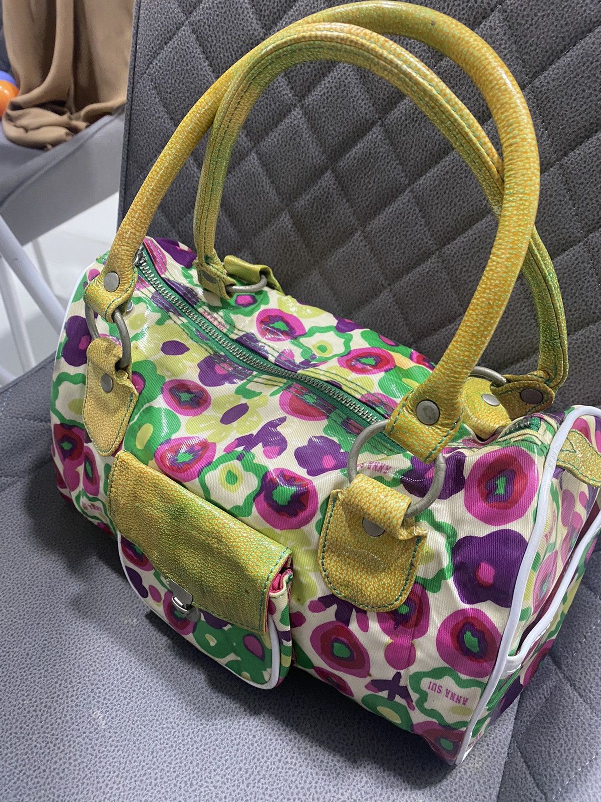 Vintage ANNA SUI MINI BOSTON BAG Size ONE SIZE - 12 Thumbnail