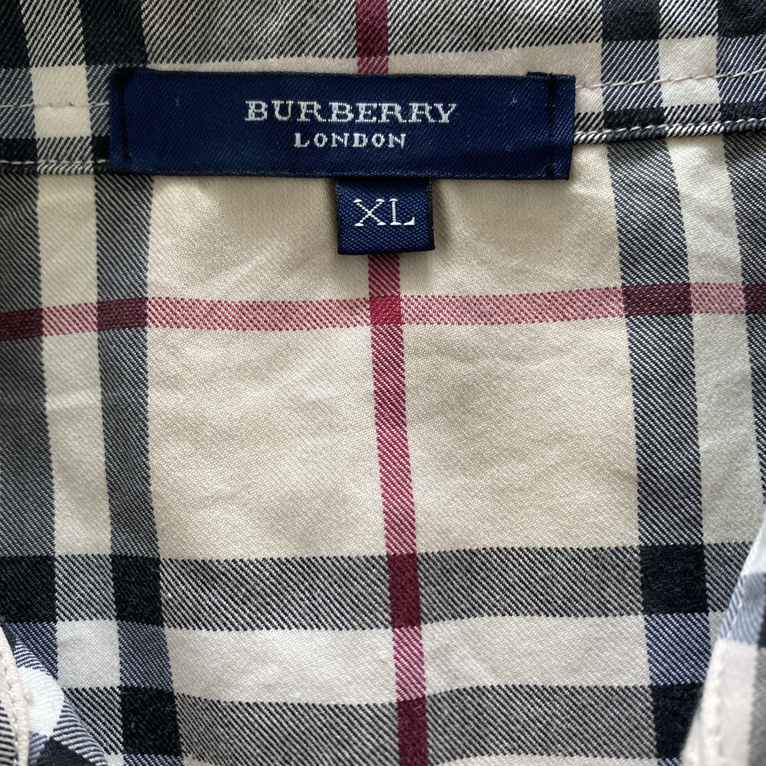 Burberry × Vintage Burberry Nova Check Iconic Shirt Size XL / US 12-14 / IT 48-50 - 3 Thumbnail