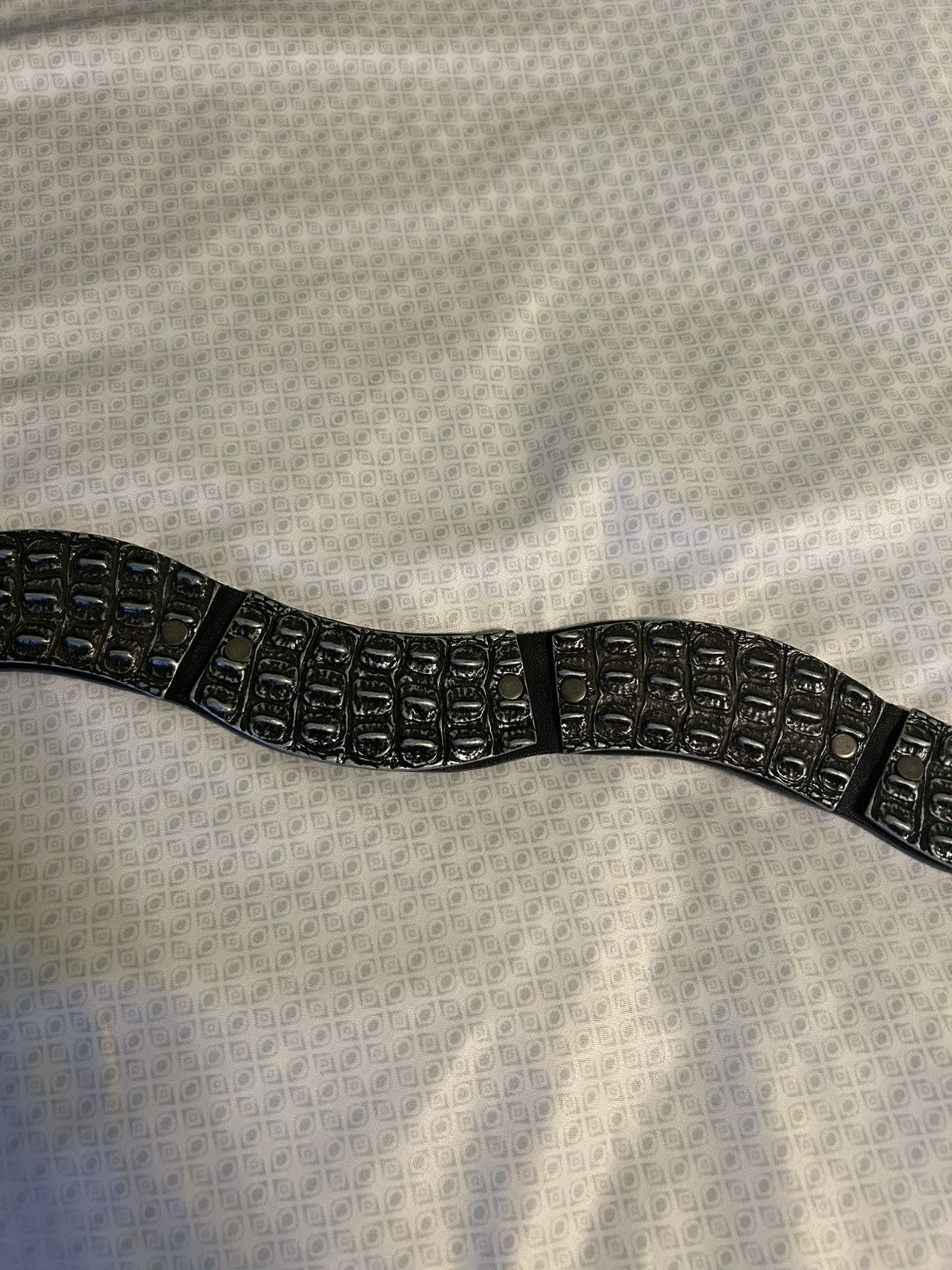 Diesel Diesel Crocodile Belt Size 42 - 9 Thumbnail