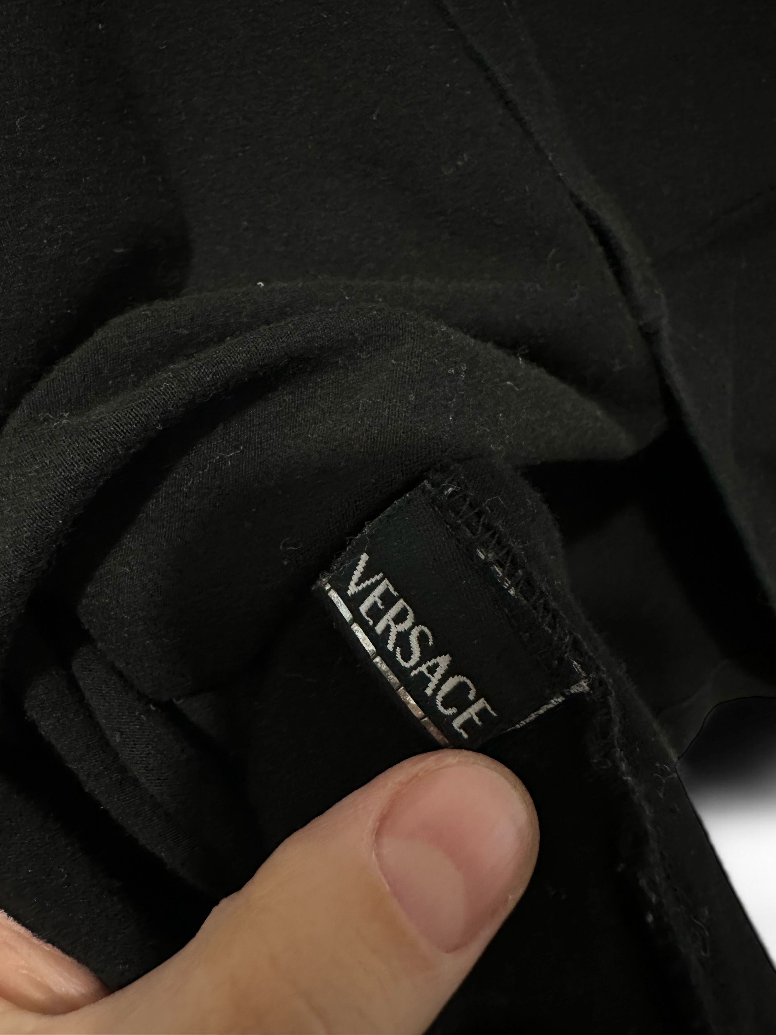 Versace y2k Versace Sport Neon Medusa Black Long Sleeve Muscle Fit Size US XXL / EU 58 / 5 - 4 Thumbnail
