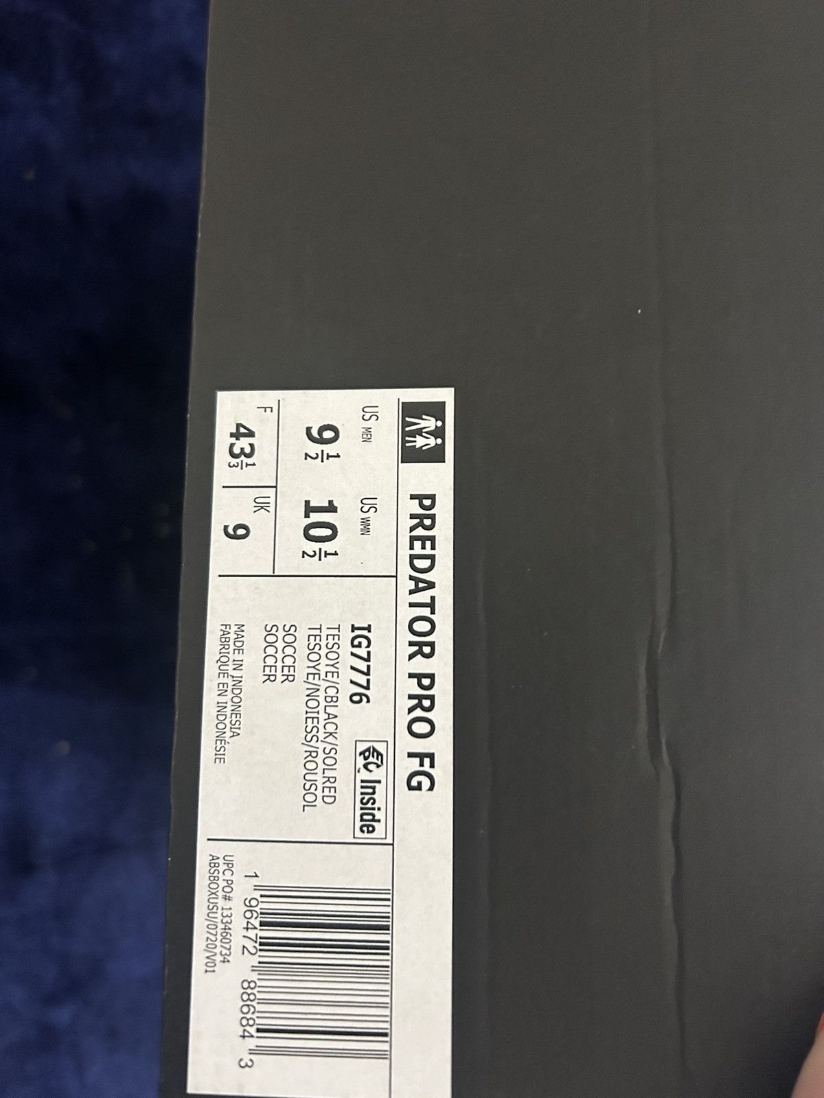 Adidas Men's Adidas Predator Pro FG Cleats 9.5 Mens / 10.5 Womens Size US 9.5 / EU 42-43 - 8 Thumbnail