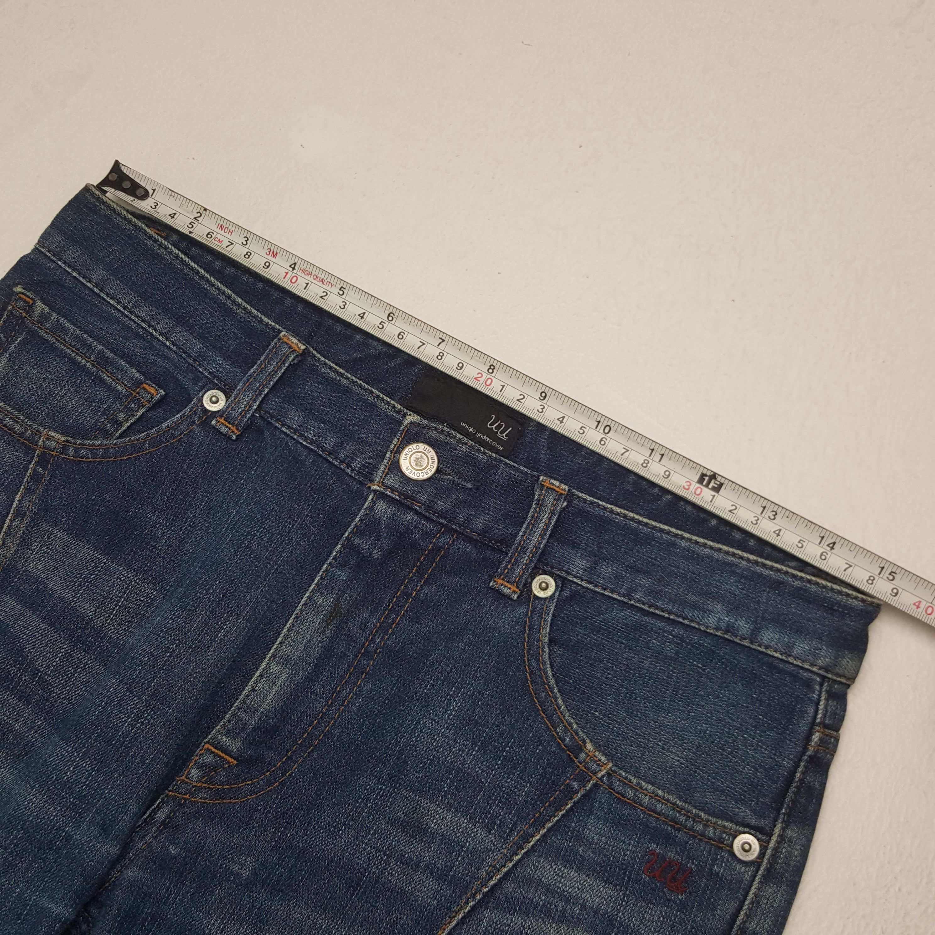 Undercover × Uniqlo × Vintage Vintage Uniqlo Undercover Japanese Brand Denim Jeans c280N4 Size US 30 / EU 46 - 10 Thumbnail