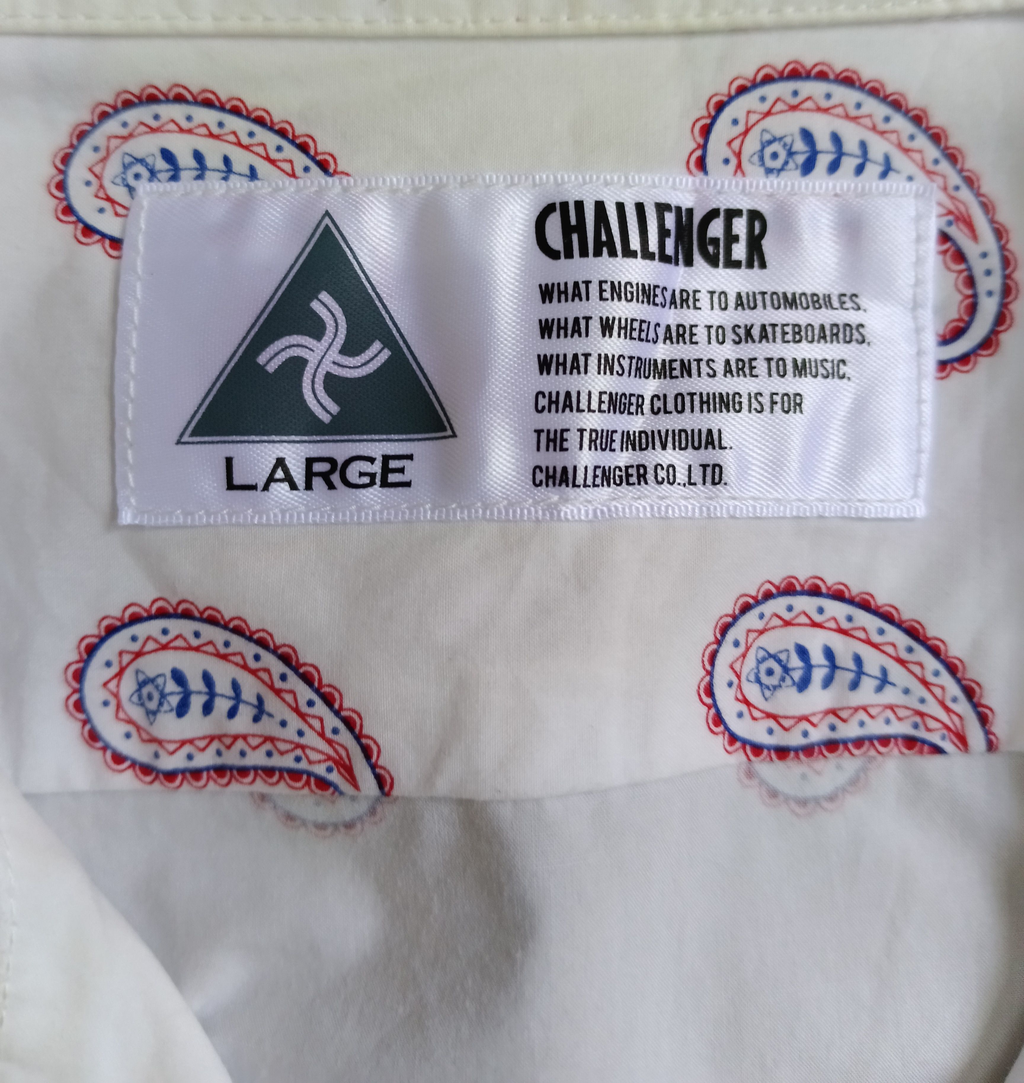 CHALLENGER PAISLEY FULLPRINT CHALLENGGER BUTTON UP Size US M / EU 48-50 / 2 - 7 Thumbnail
