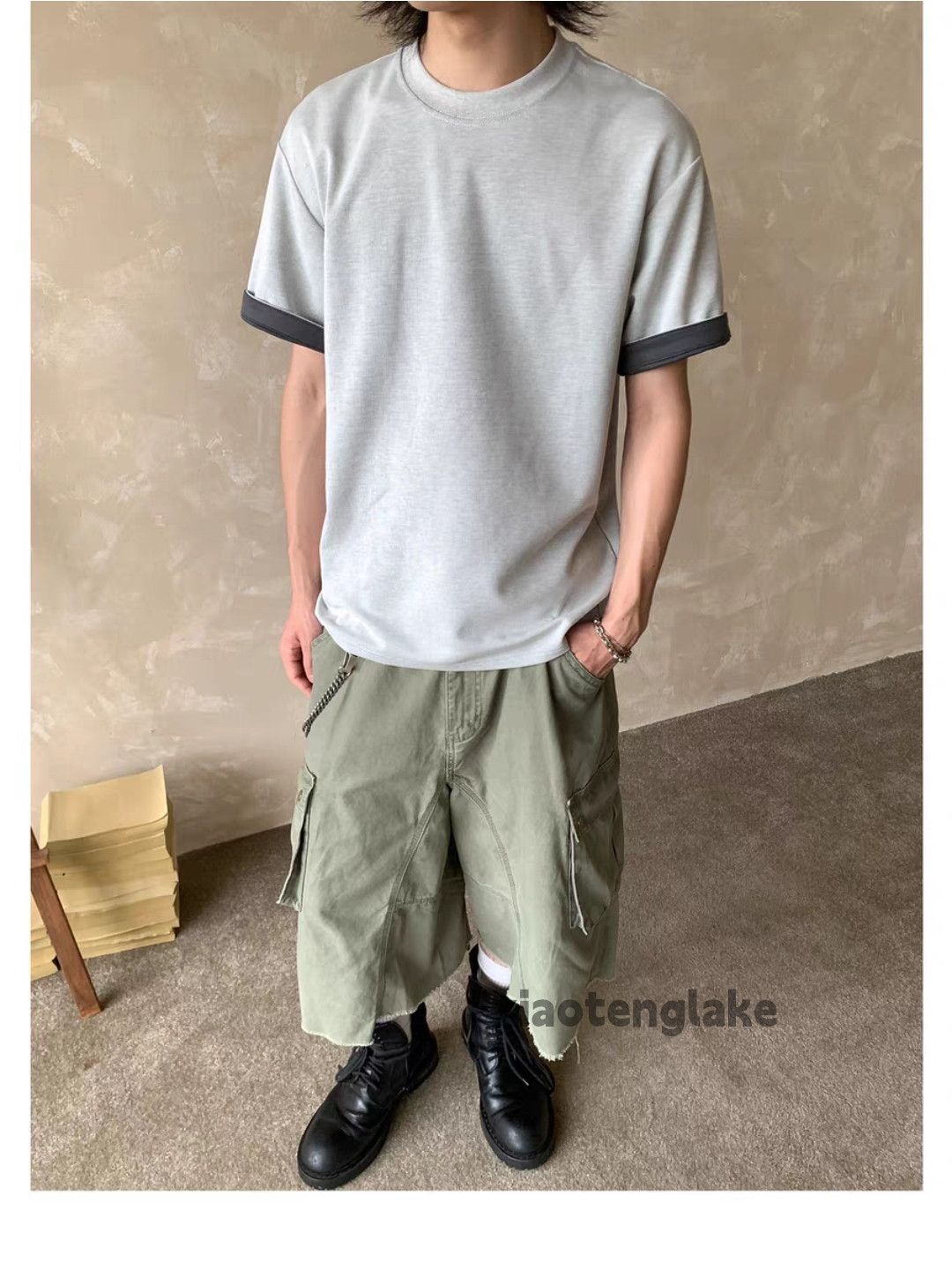 Designer × Japanese Brand × Vintage Unisex outdoor utility y2k tactical cargo military shorts Size US 33 - 7 Thumbnail