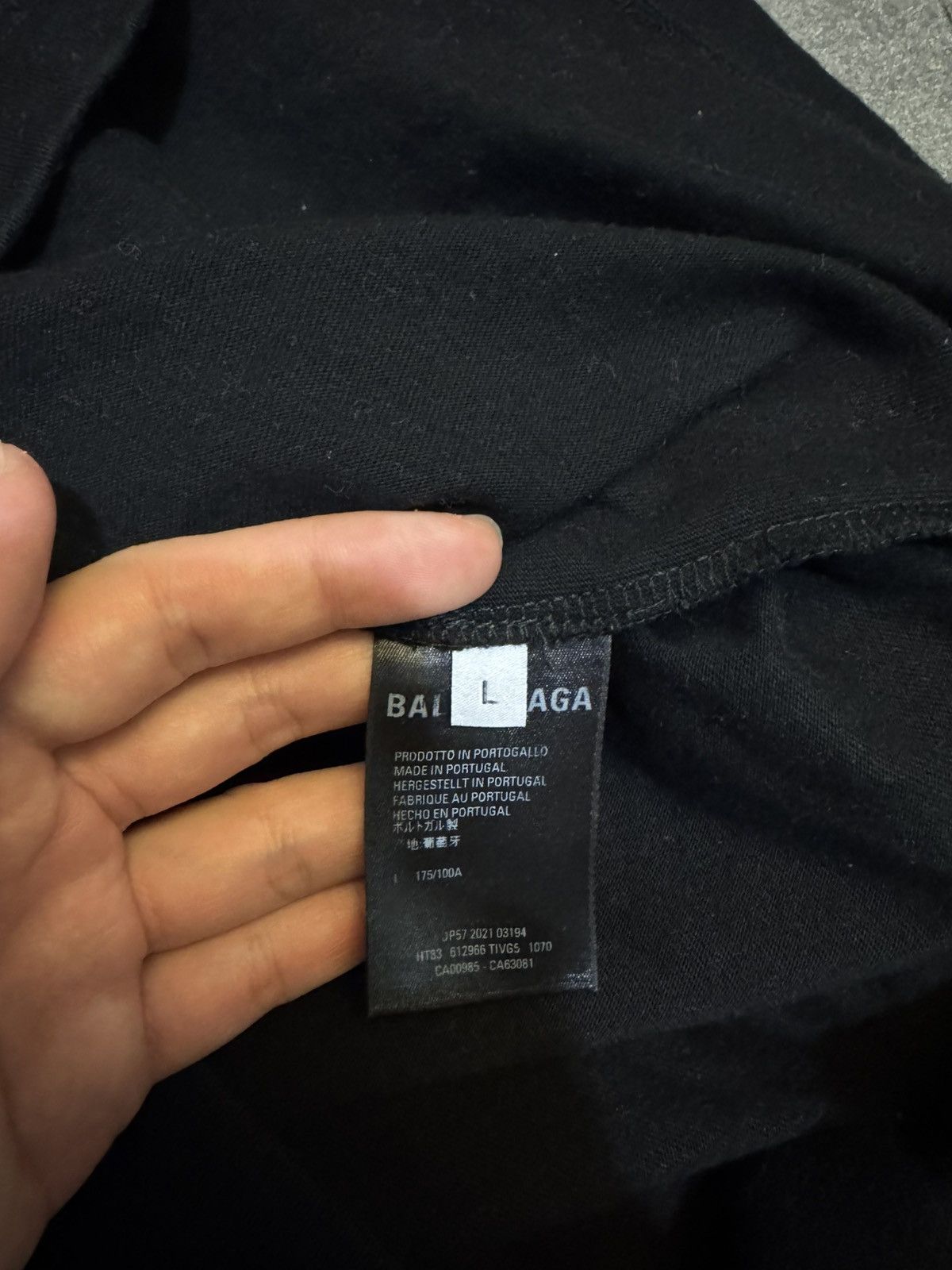Balenciaga Balenciaga Logo T-Shirt Size US L / EU 52-54 / 3 - 4 Thumbnail