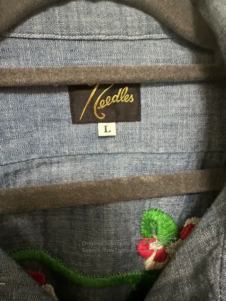 Needles Needles Embroidered Butterfly Denim Shirt Size US L / EU 52-54 / 3 - 2 Thumbnail