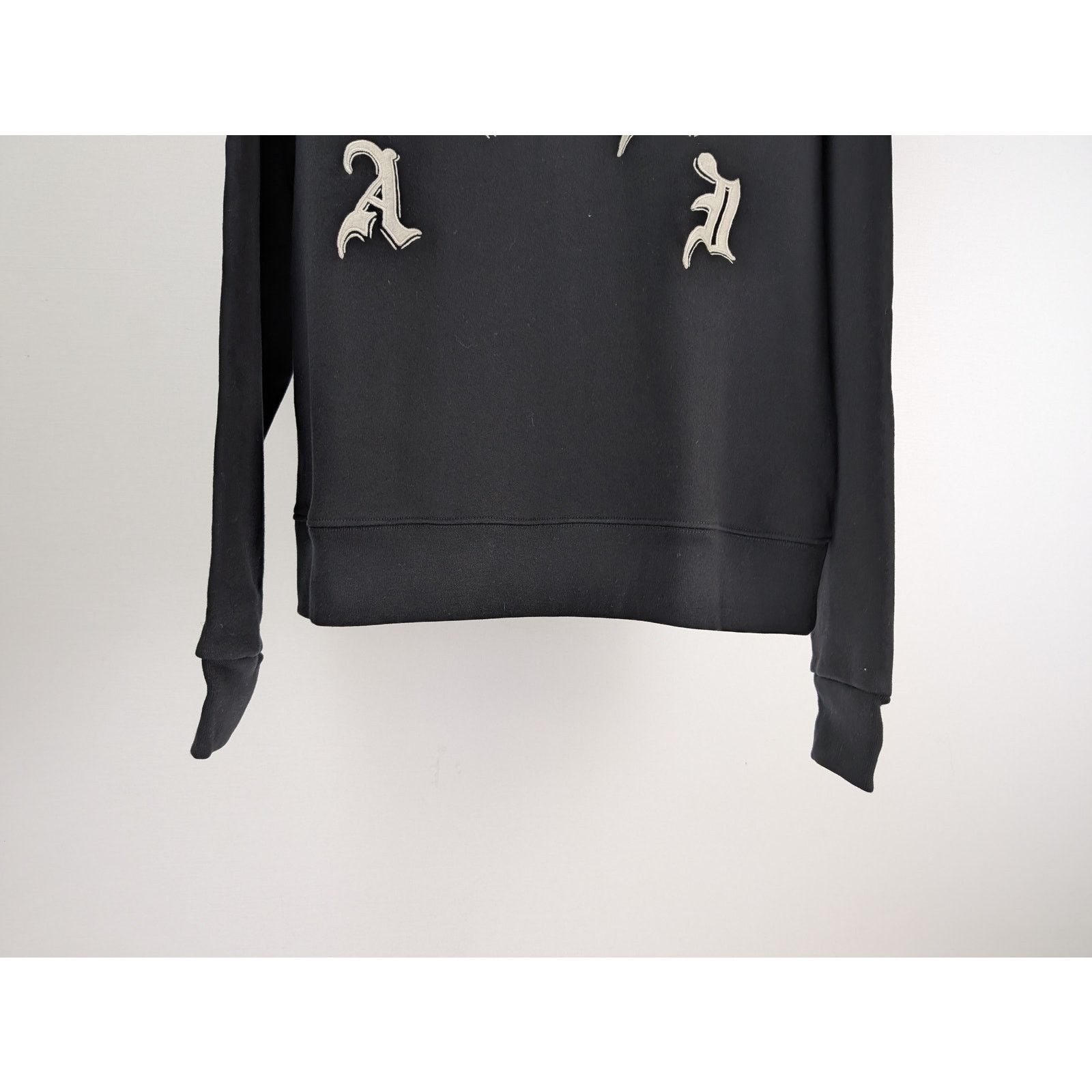 Amiri o1rshd1 Q:2 / Wes Lang x Amiri Logo Crewneck in Black Size US L / EU 52-54 / 3 - 4 Thumbnail