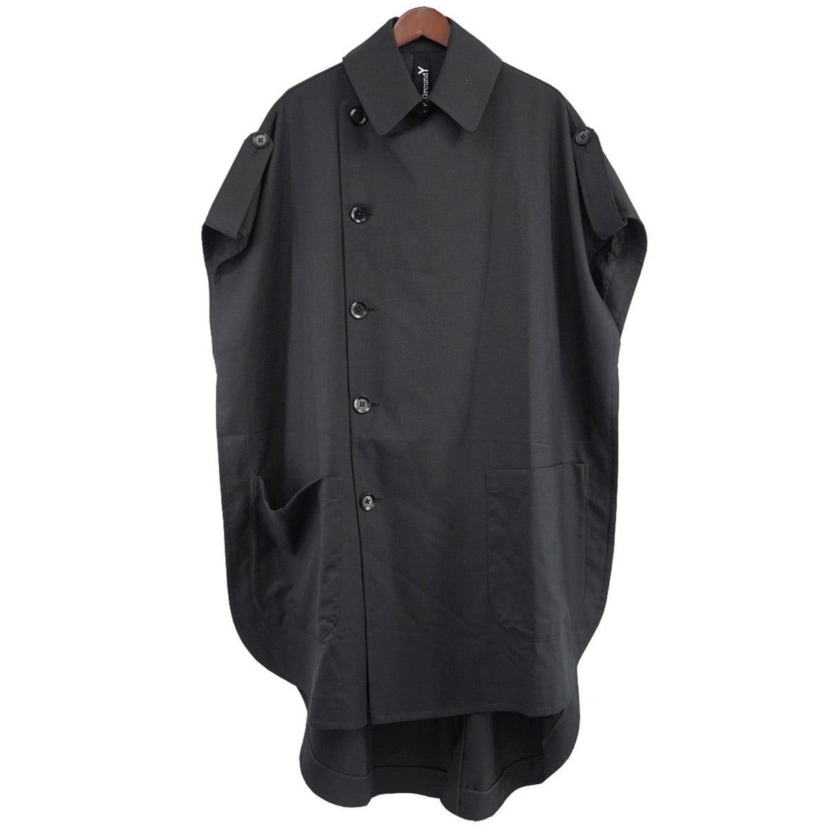 Ground Y GroundY 22SS COAT Cape Sleejlebres Over -sized Court Size US S / EU 44-46 / 1 - 1 Thumbnail