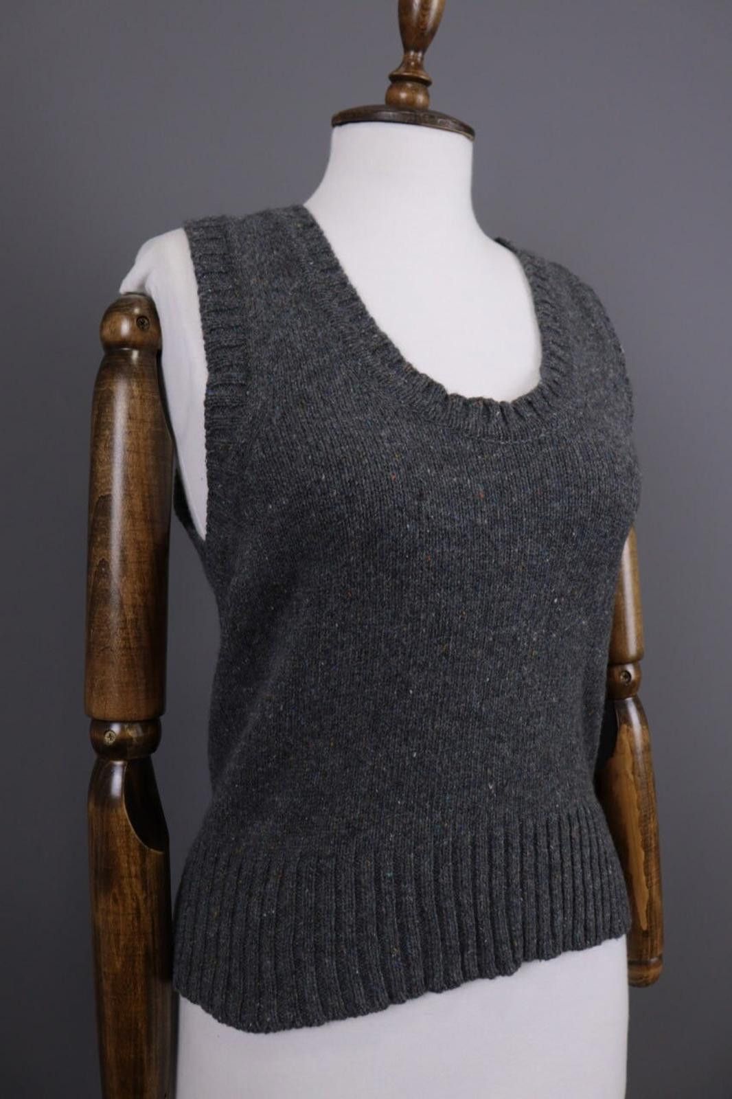 Margaret Howell Margaret Howell MHL Japan Gray Knitted Wool Vest Size 2 / S Size XS / US 0-2 / IT 36-38 - 4 Thumbnail