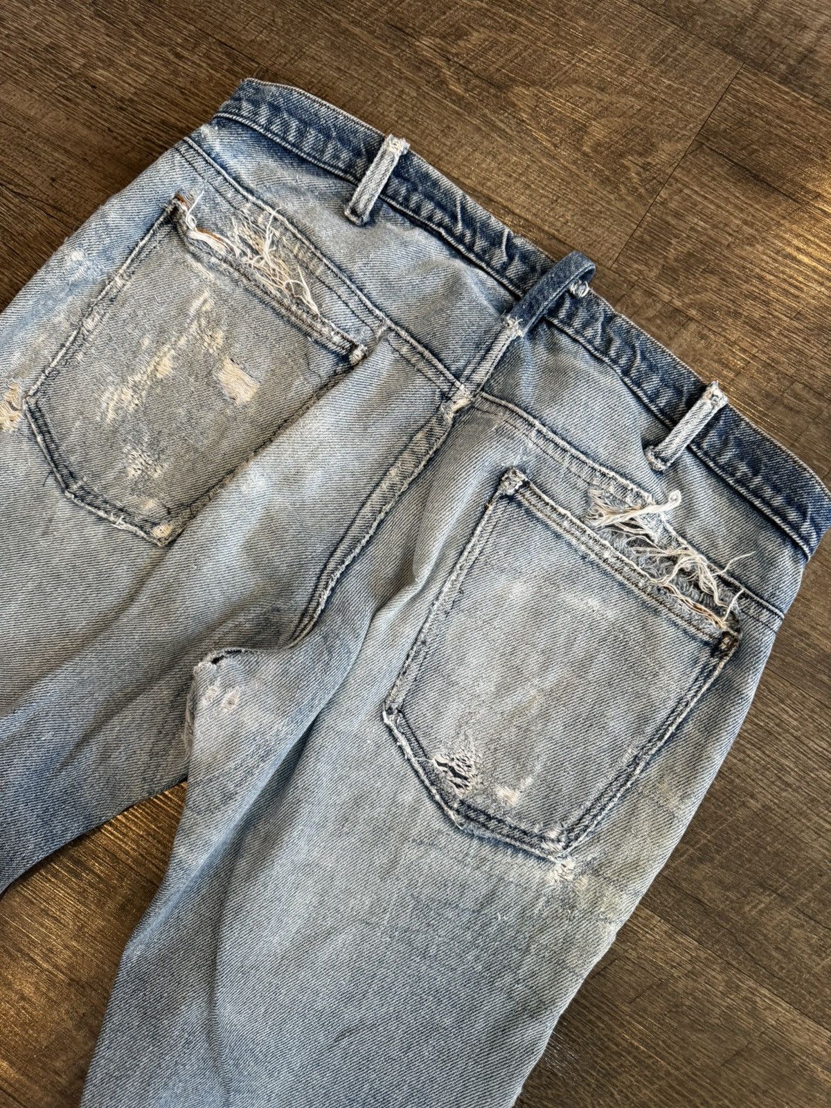 Vintage Custom Vintage Flared Denim Size US 32 / EU 48 - 3 Thumbnail
