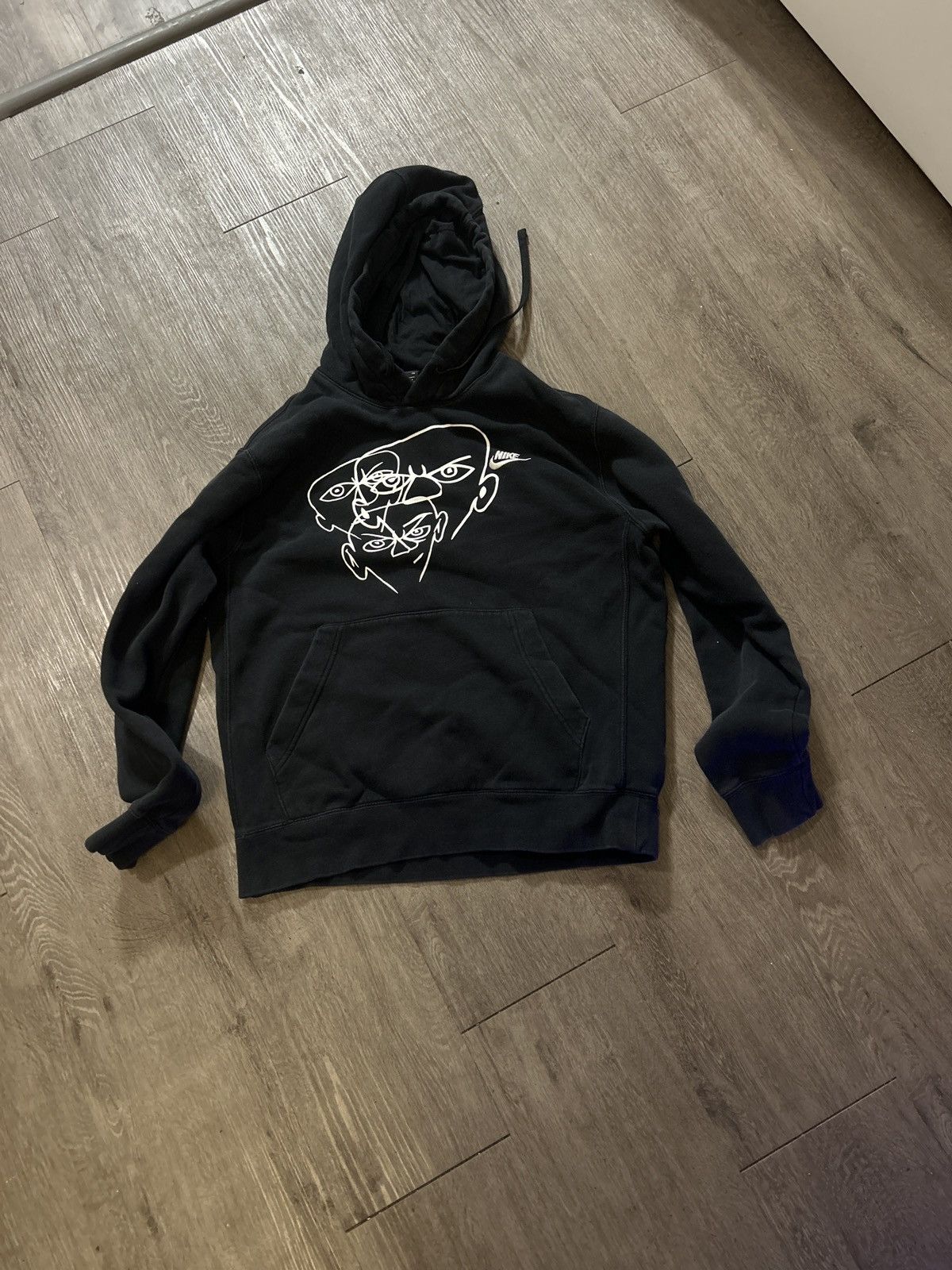 Vintage Nike Picasso Hoodie Size US S / EU 44-46 / 1 - 1 Thumbnail