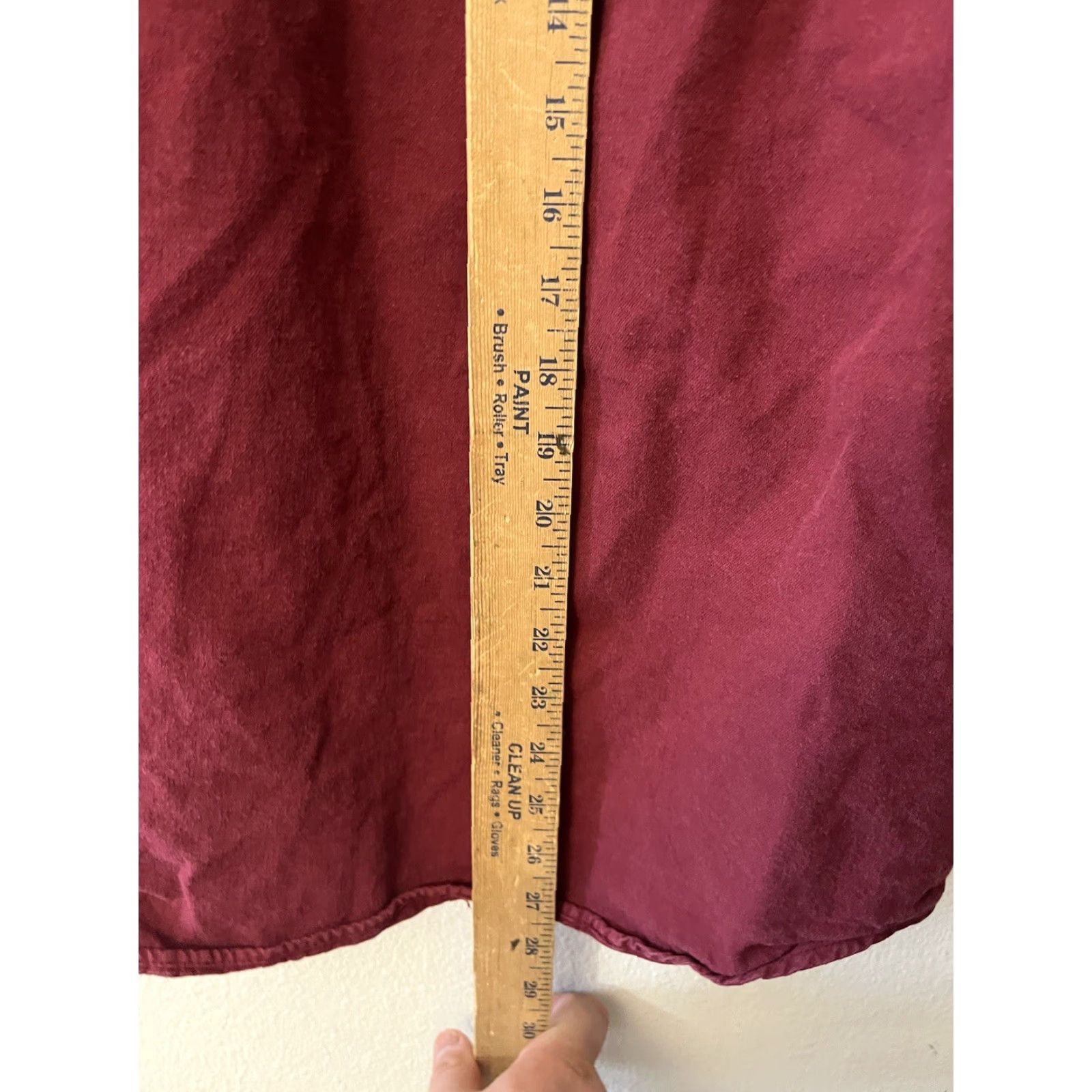 Guess VINTAGE Guess Georges Marciano Dress Shirt Mens Size L Red Long Sleeve Button-Up Shirt Size 42R - 4 Thumbnail
