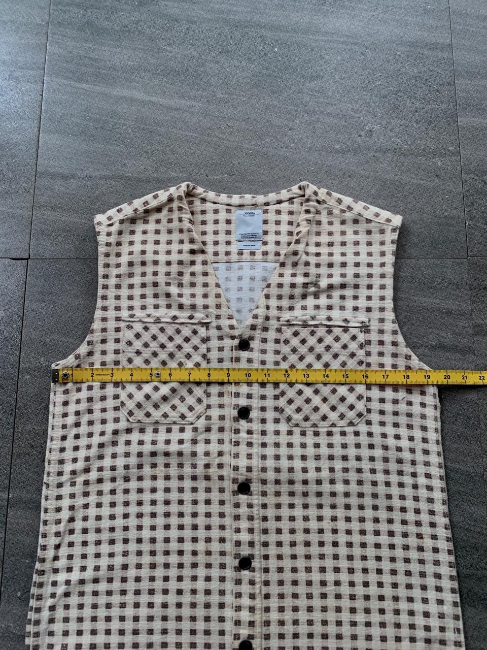 Visvim FREE TAX! Shadow Plaid Sleeveless Shirt Size US M / EU 48-50 / 2 - 13 Thumbnail