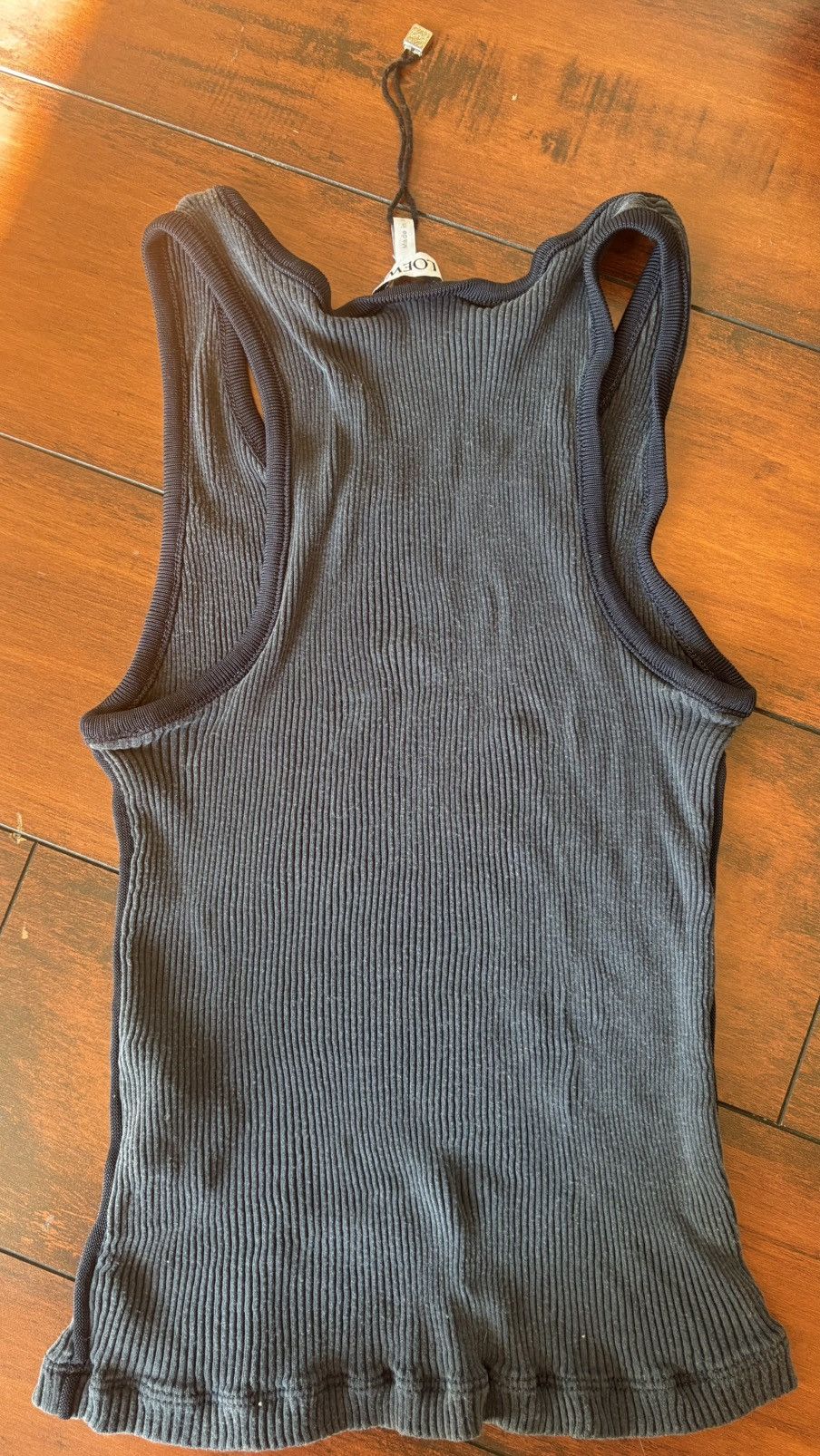 Loewe LOEWE tank top navy with monogram logo Size XS / US 0-2 / IT 36-38 - 4 Thumbnail