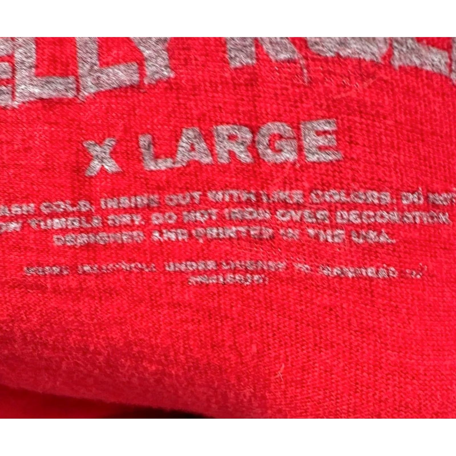 Vintage Jelly Roll Ain't No Saving Men's Graphic T-Shirt Red XL Short Sleeve Large Praying Hand Graphic on Front Size US XL / EU 56 / 4 - 5 Thumbnail