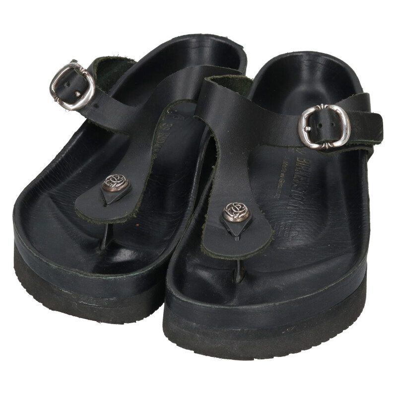 Chrome Hearts Chrome Hearts GIZEH Gunslinger Leather Sandals Size US 8 / EU 41 - 1 Thumbnail