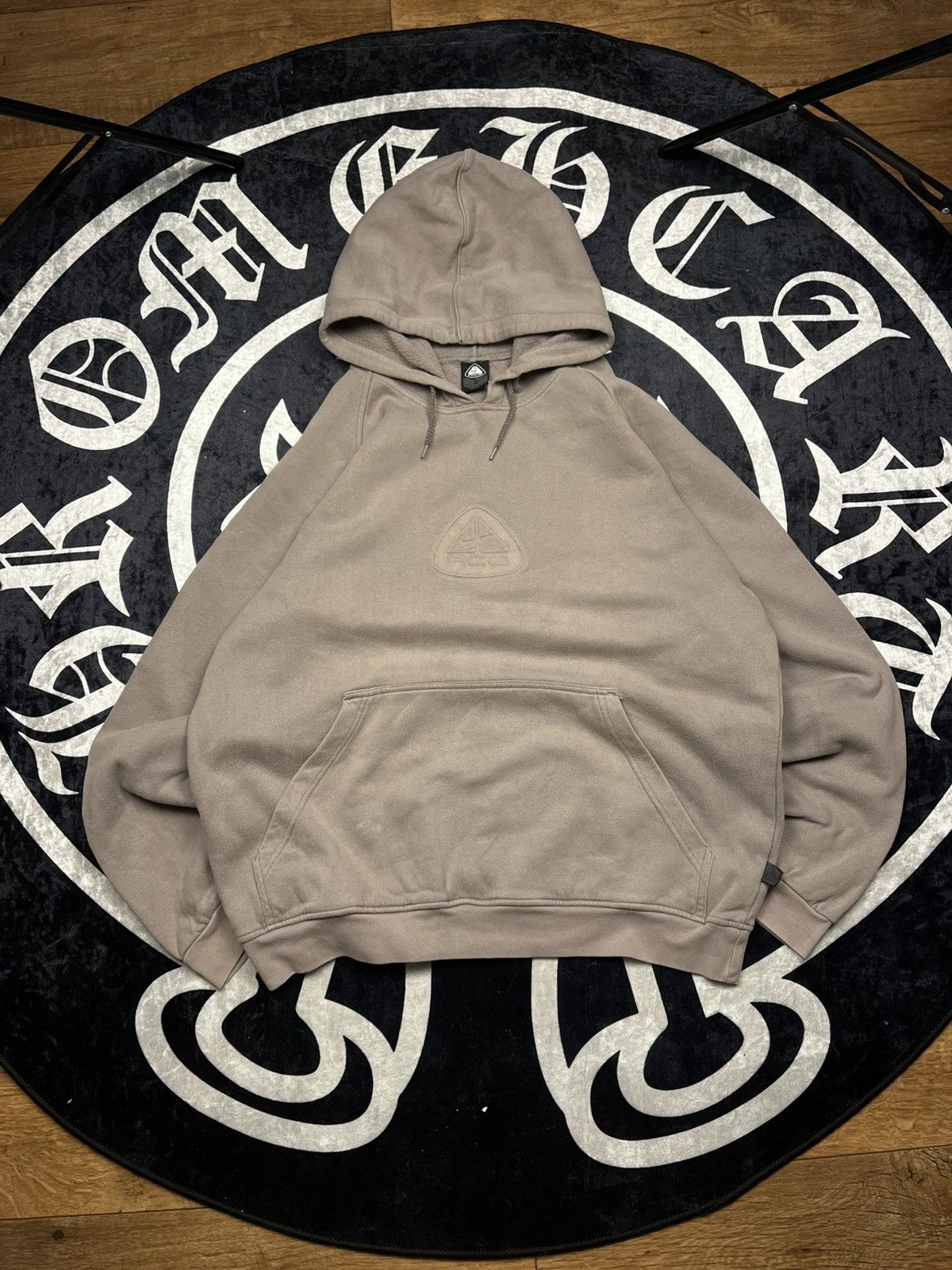 Vintage 90’s NIKE ACG RETRO CRAZY BIG LOGO Y2K HOODIE Size US M / EU 48-50 / 2 - 1 Thumbnail
