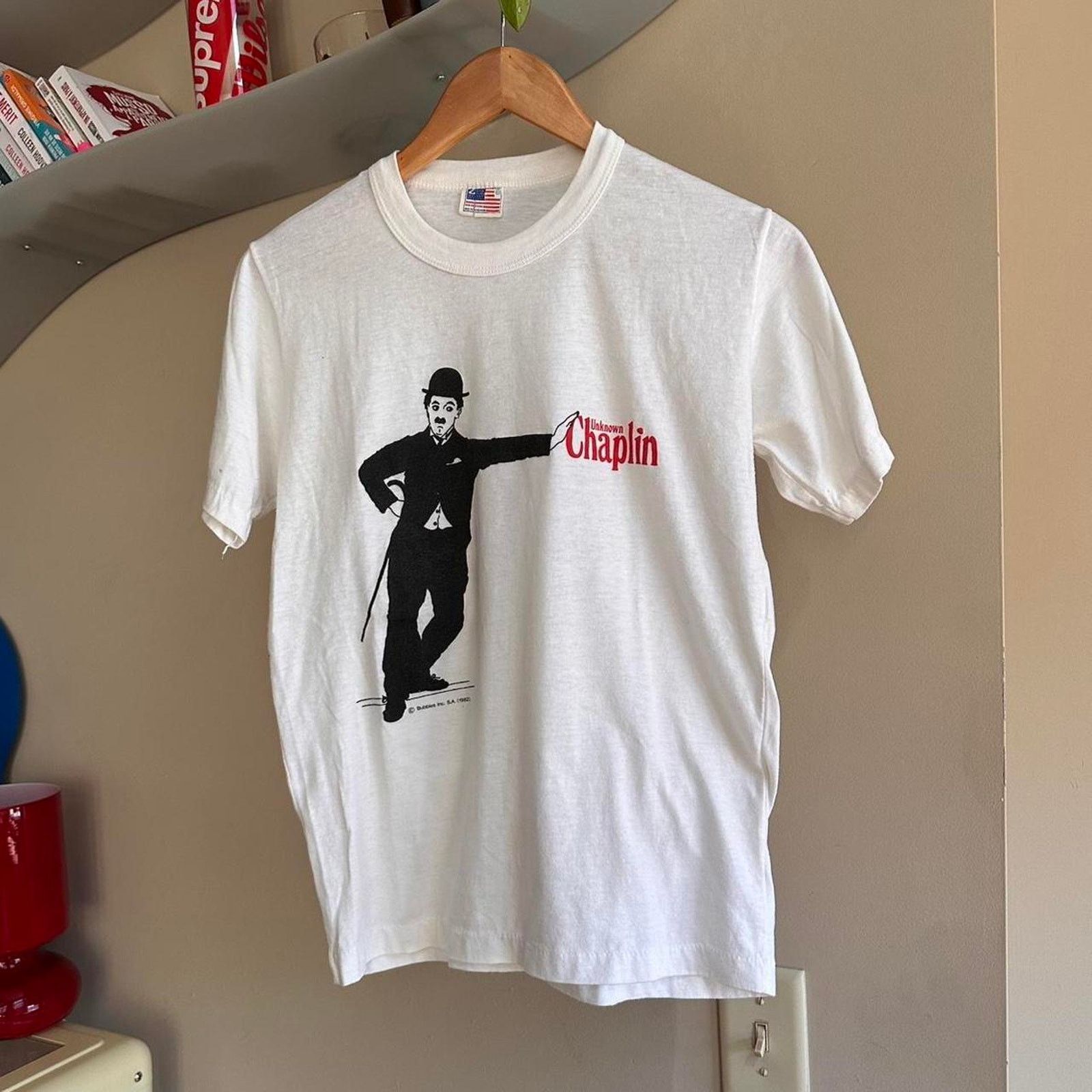 Vintage Vintage 1982 Charlie Chaplin Shirt Size US M / EU 48-50 / 2 - 1 Thumbnail