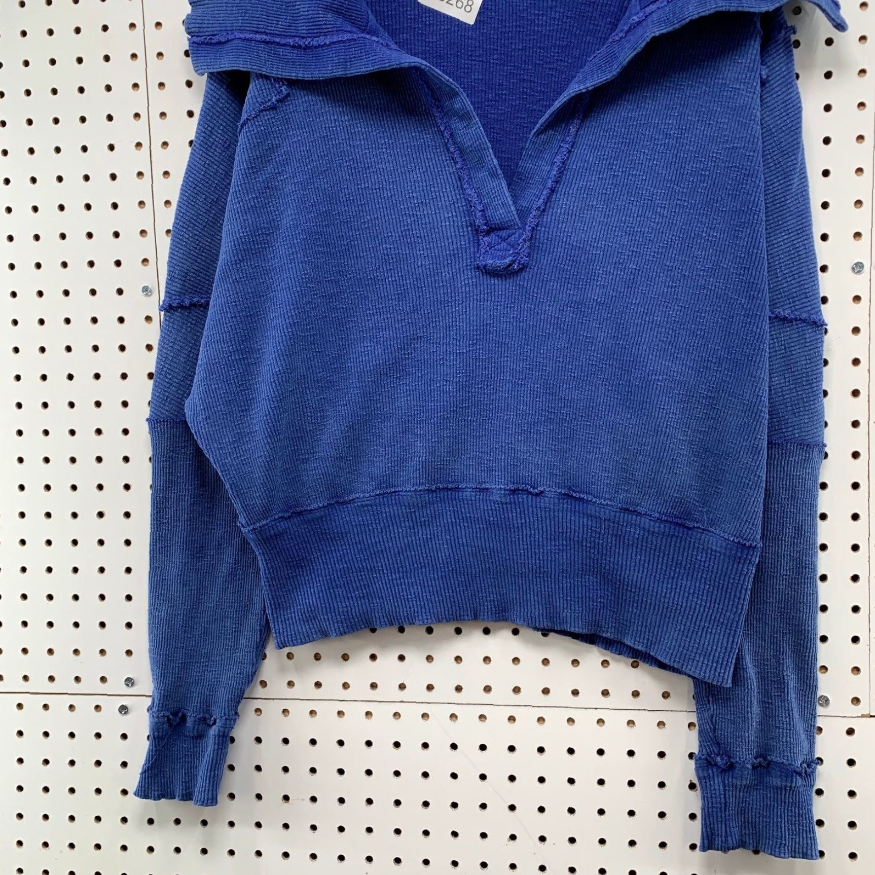 Vintage We The Free Sweatshirt Womens Medium Blue Collared No So Ordinary Slouch Size M / US 6-8 / IT 42-44 - 3 Thumbnail