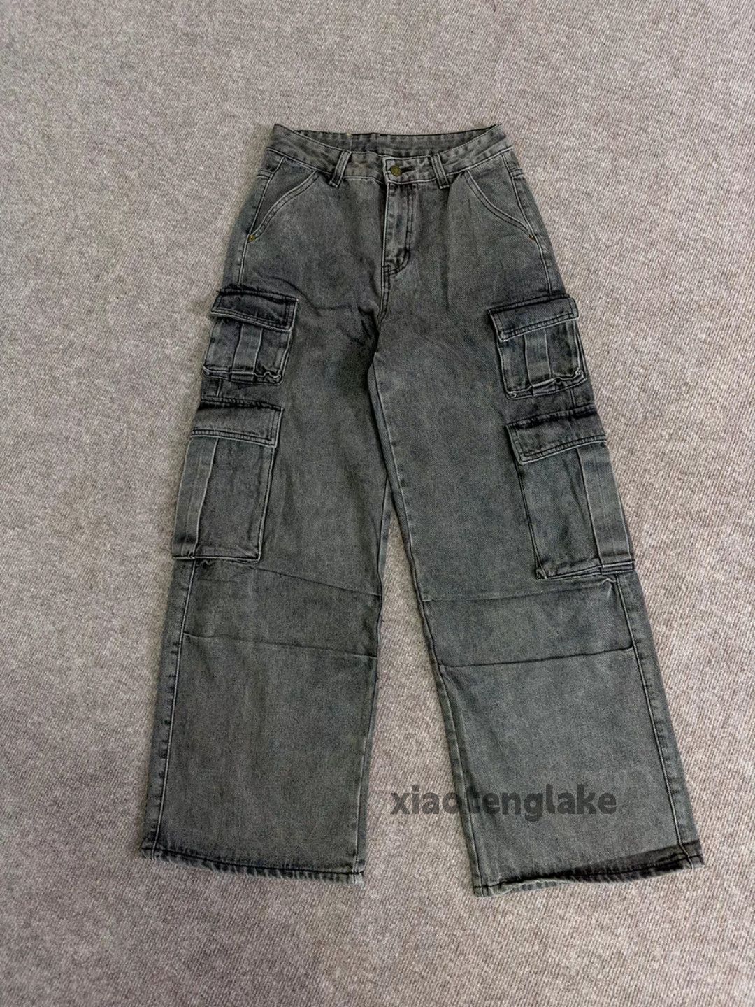 Jean Utility washed faded loose baggy skate hiphop pants Size US 34 / EU 50 - 7 Thumbnail