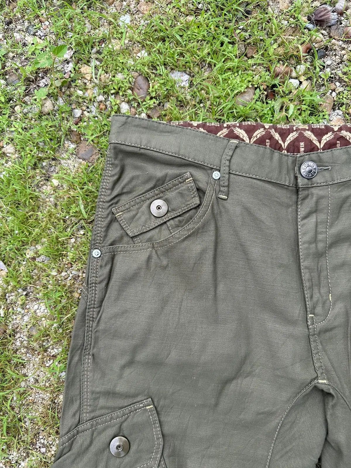 Matsuda SICKS!!VINTAGE EDWIN TROUSERS CURVE/BANANA LEGS BUCKLE PANTS Size US 33 - 3 Thumbnail