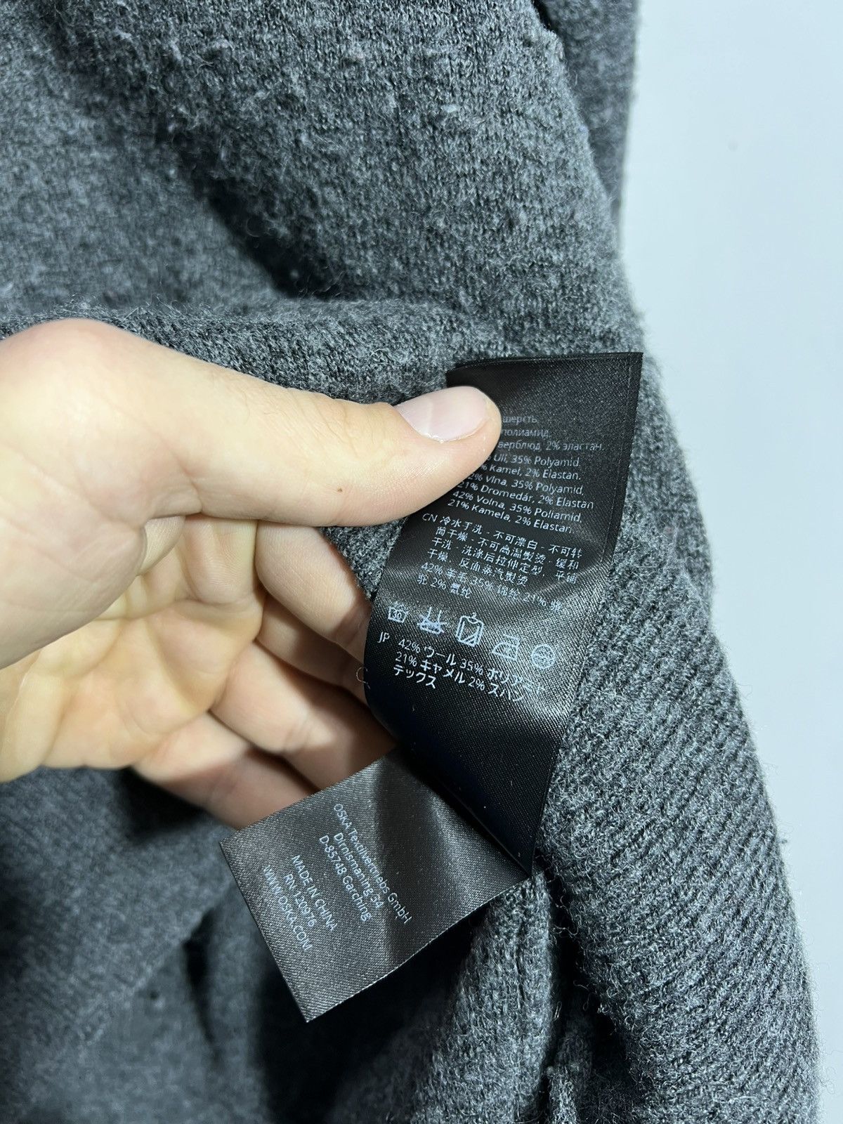 Japanese Brand × OSKA × Vintage Vintage Oska Wool Long Sleeve Sweater Size S / US 4 / IT 40 - 9 Thumbnail