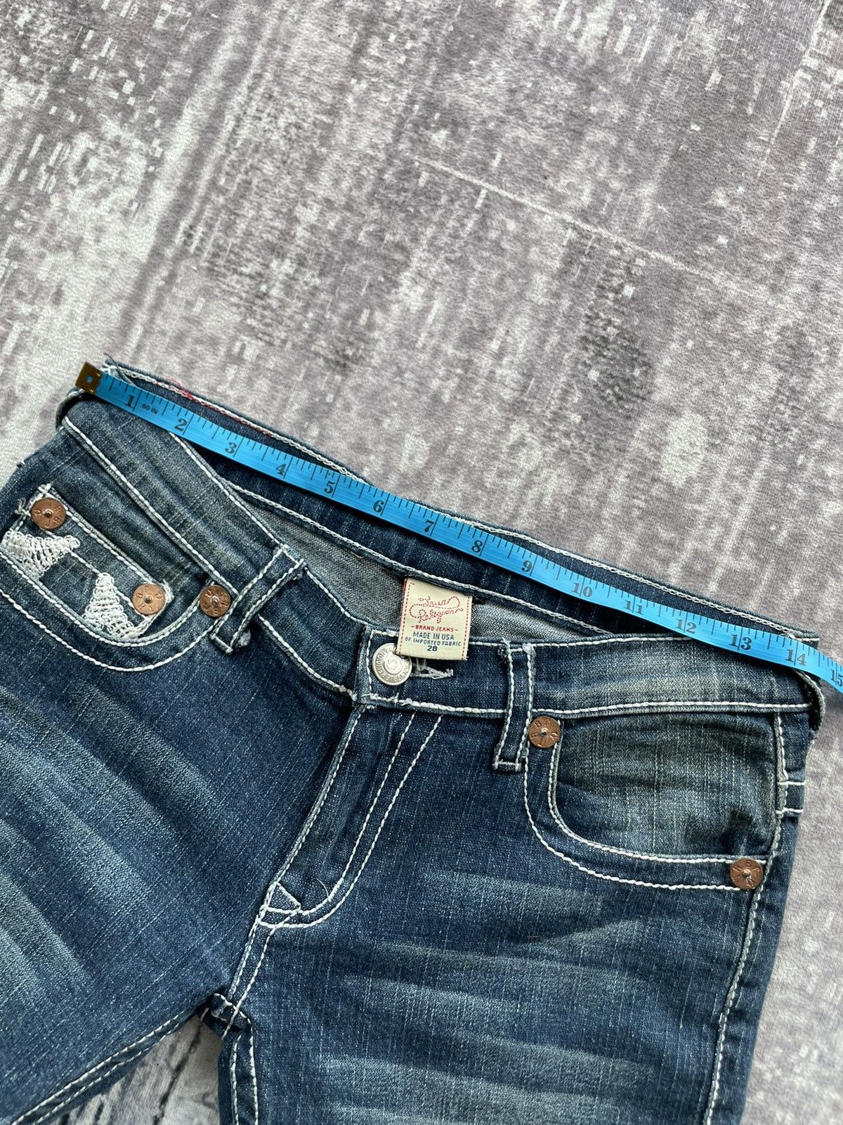 True Religion True Religion Straight Denim Pants Size US 29 - 10 Thumbnail