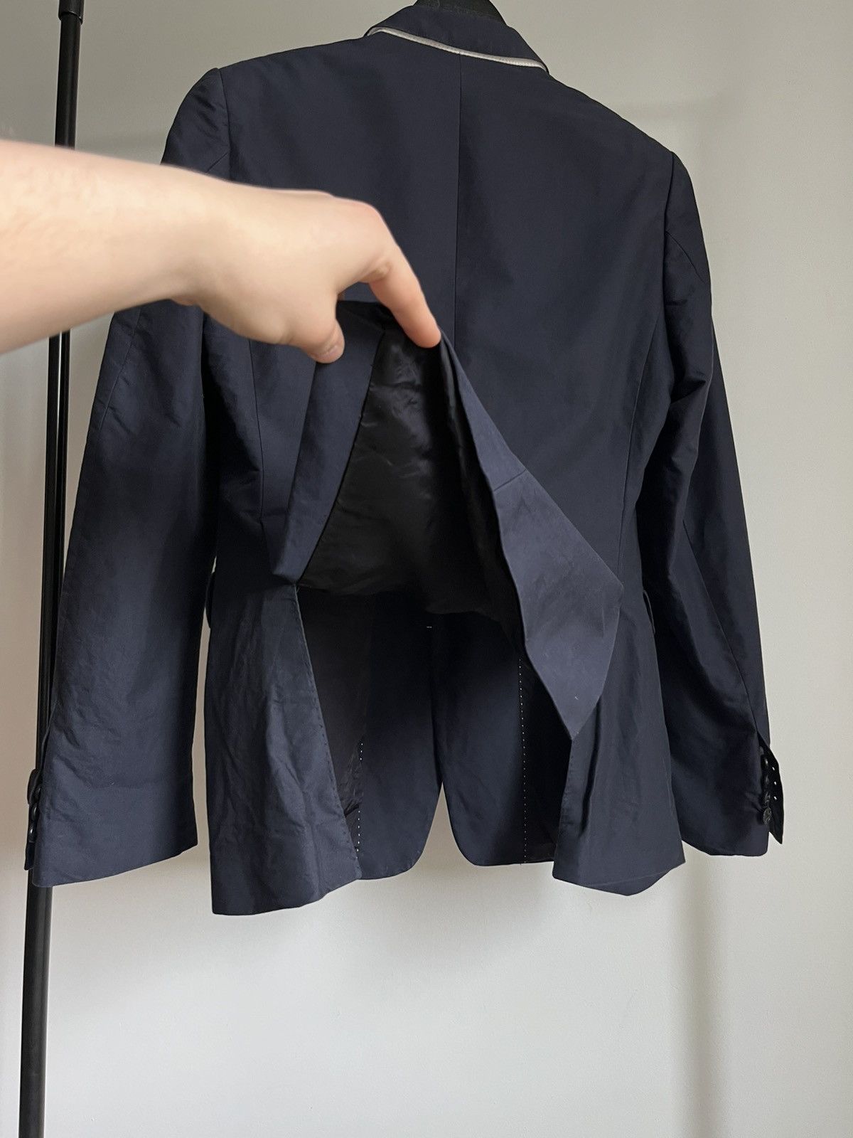 Dries Van Noten Dries van Noten SS12 runway cotton tailored blazer jacket Size 48S - 7 Thumbnail