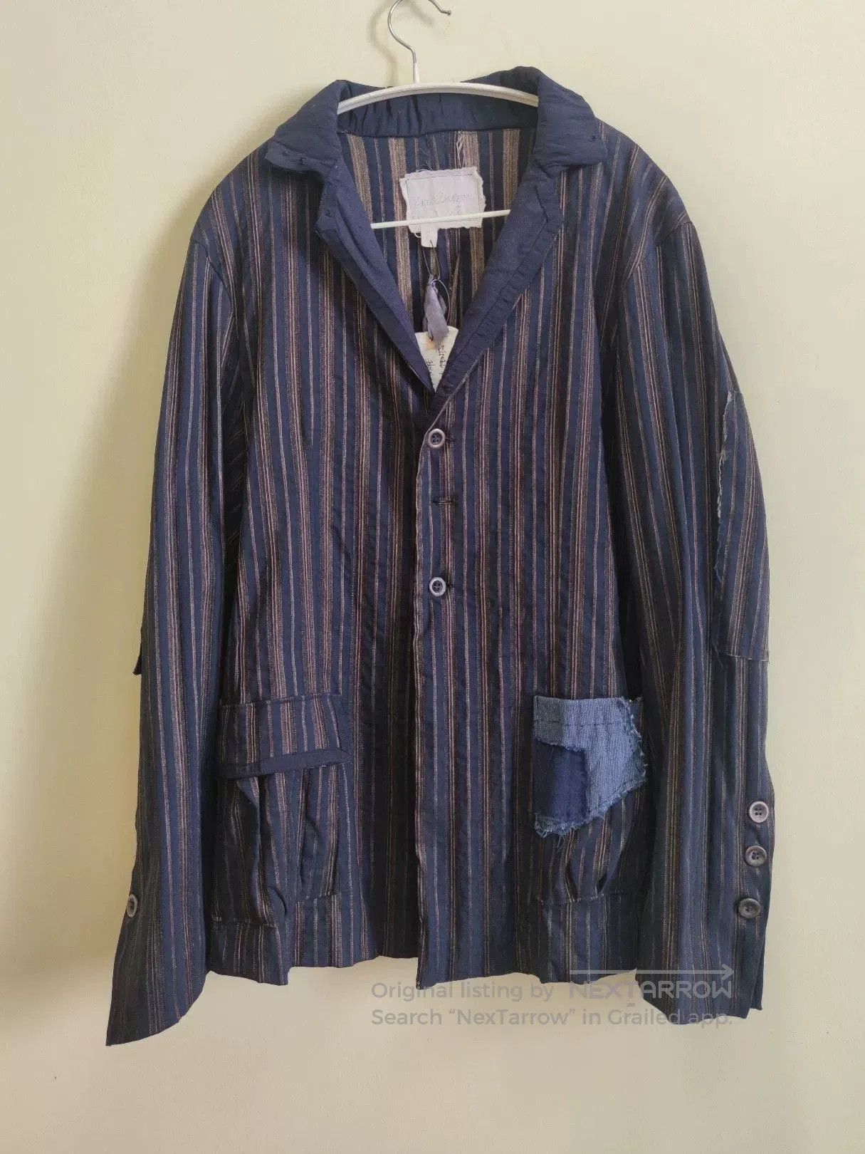 Greg Lauren Greg Lauren Striped Patchwork Suit. Size US M / EU 48-50 / 2 - 1 Thumbnail