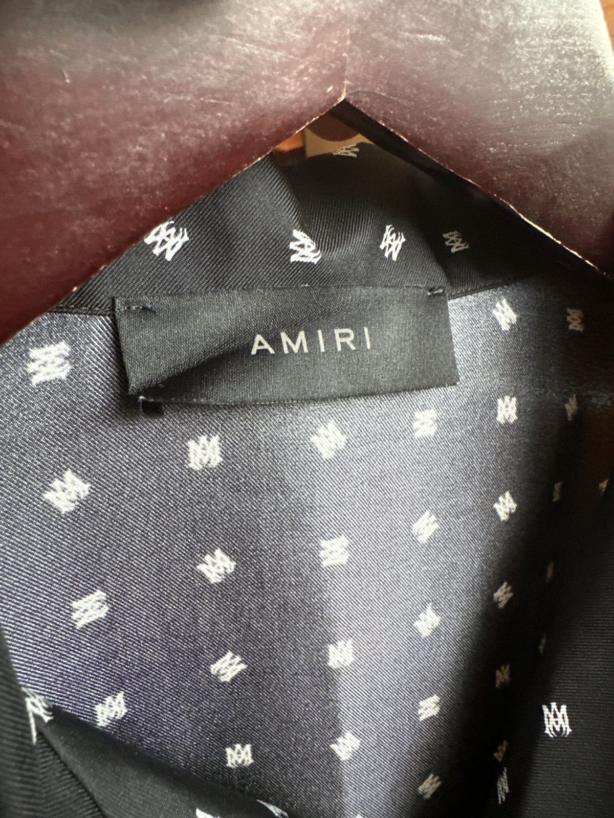 Amiri Mixed Monogram Silk Camp Shirt Size US L / EU 52-54 / 3 - 7 Thumbnail