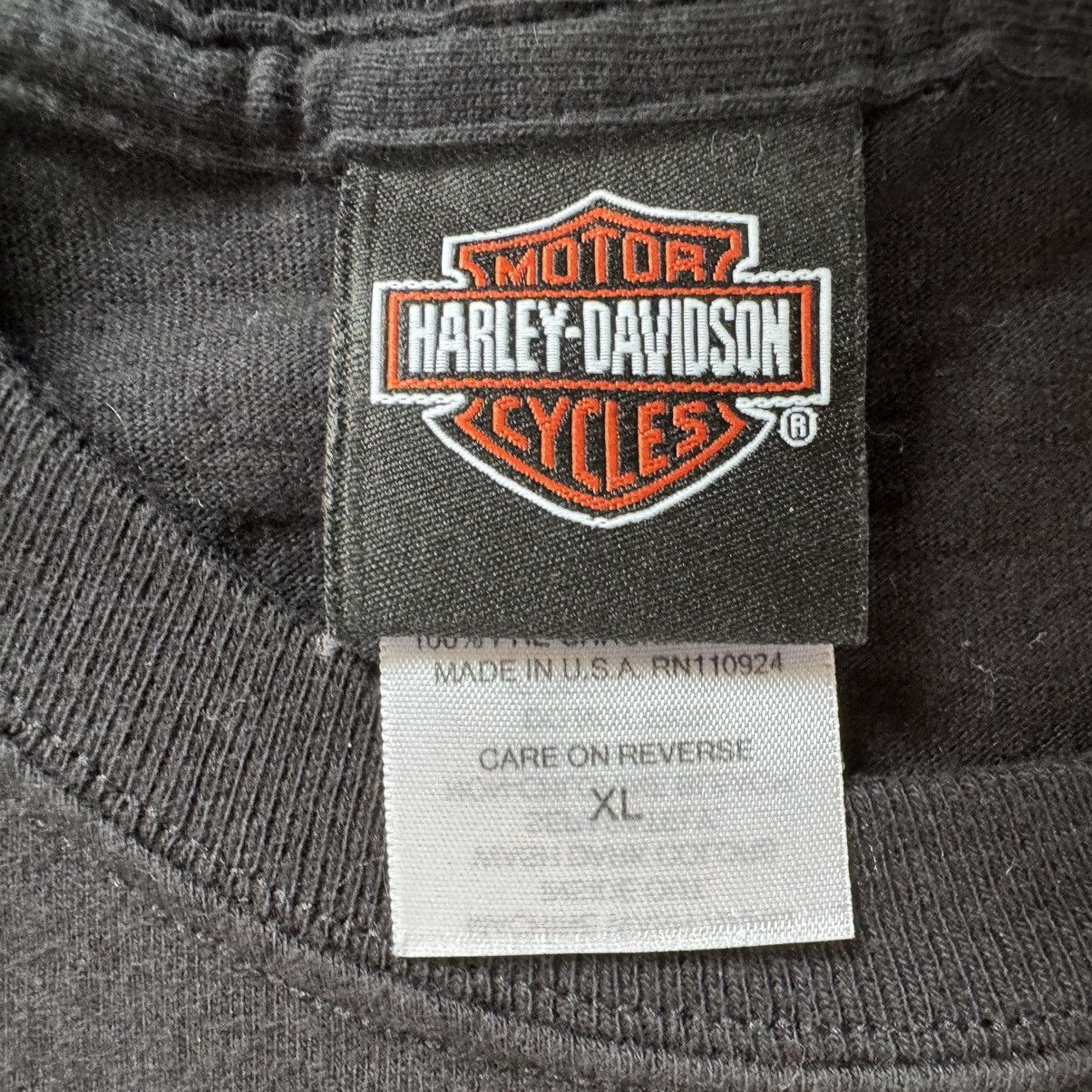 Harley Davidson Harley-Davidson Faded American Flag Tee Size US XL / EU 56 / 4 - 8 Thumbnail