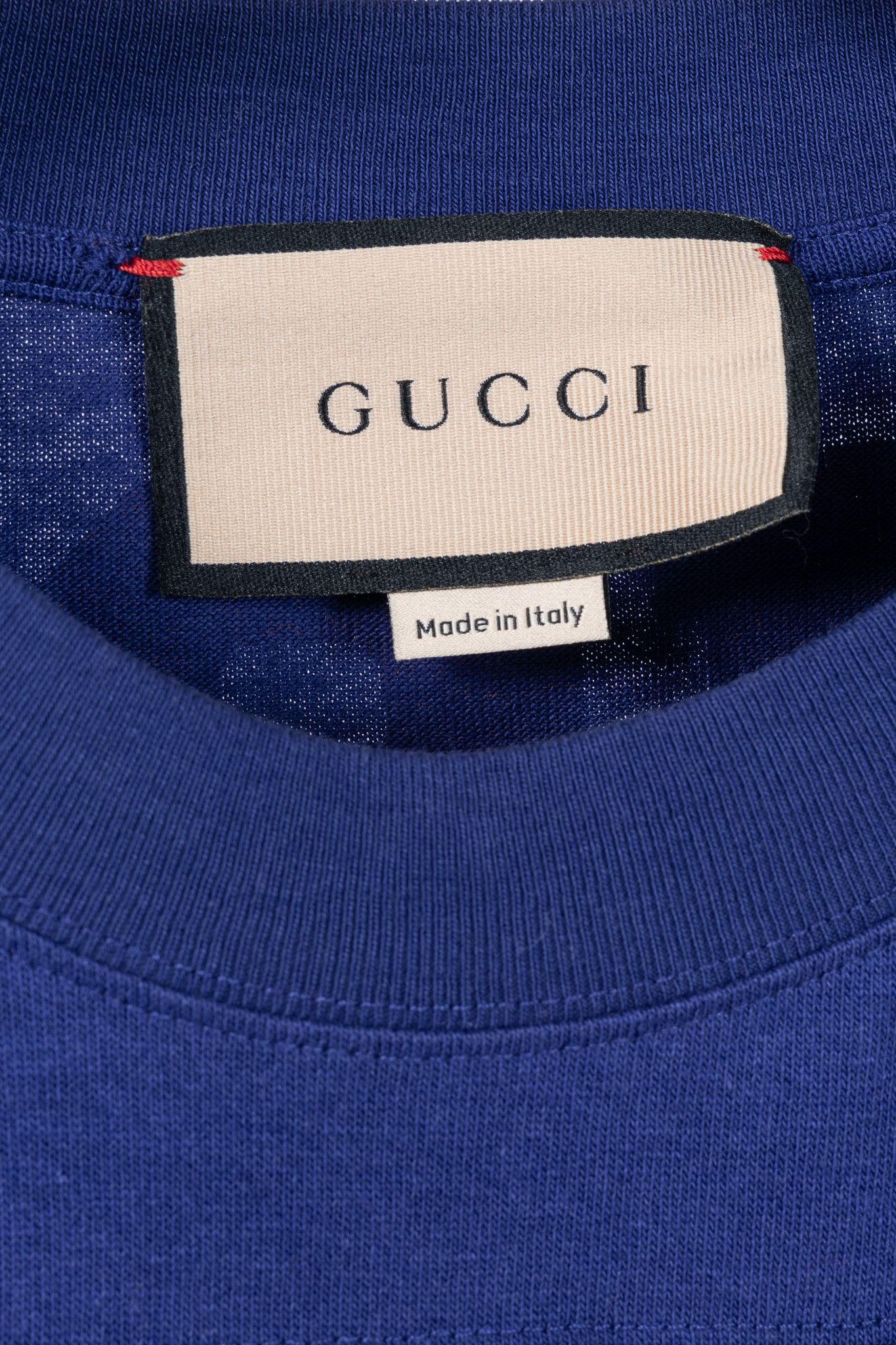 Gucci Gucci AW/21 1921 L'Aveugle Par Amour Graphic Cropped T-Shirt Size S / US 4 / IT 40 - 4 Thumbnail
