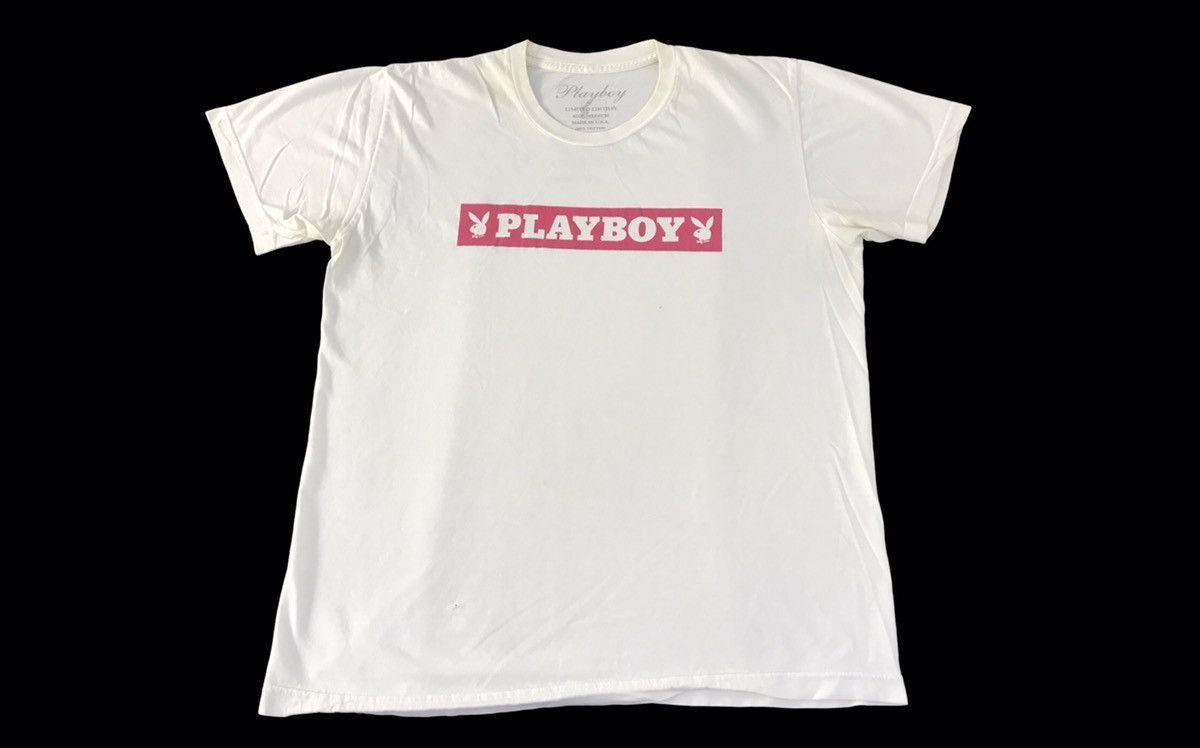 Playboy Playboy Big Bunny Graphic Box Logo Printed Tee Size US M / EU 48-50 / 2 - 1 Thumbnail