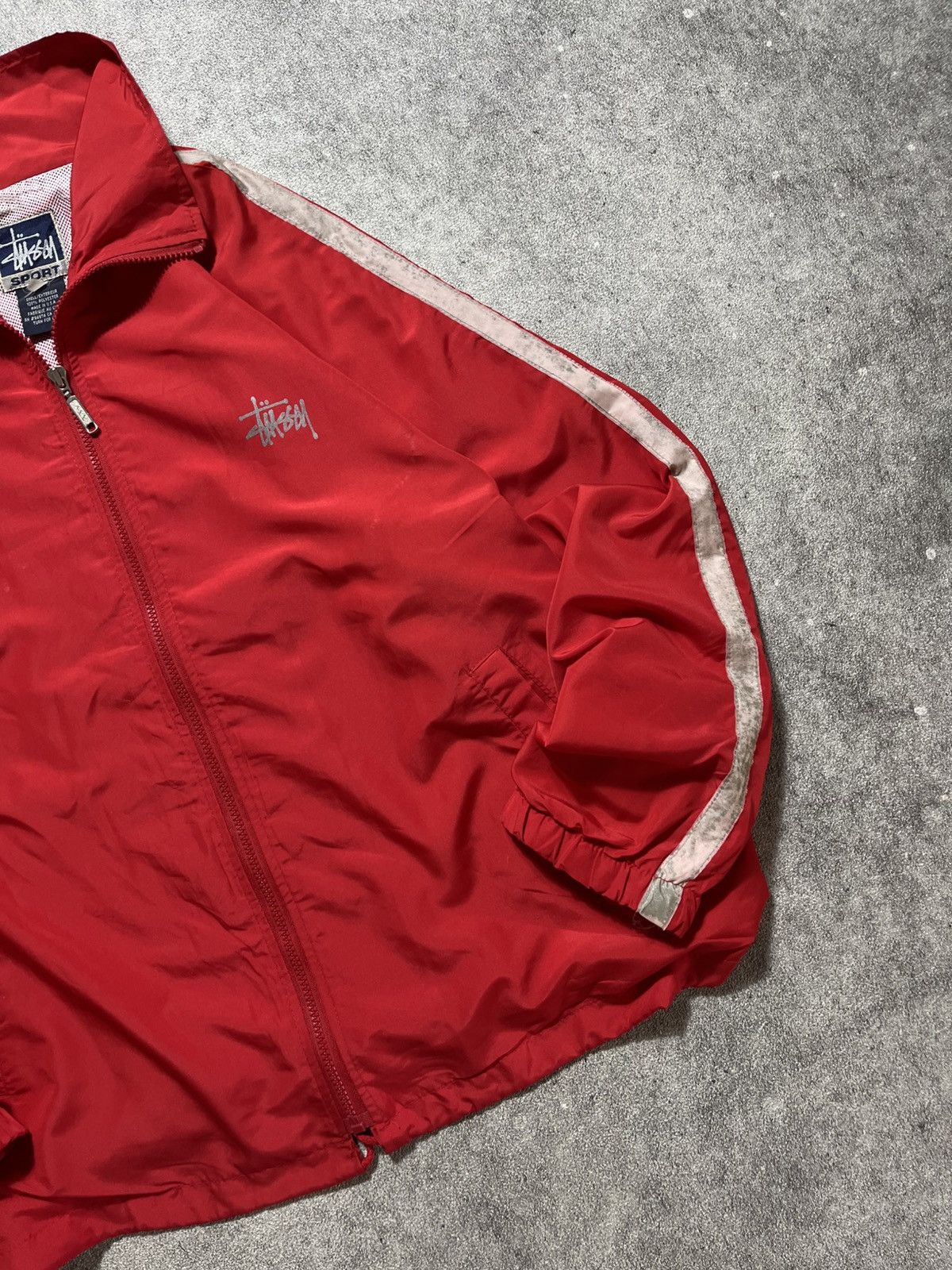 Stussy Vintage 90s Stussy Sport Winbreaker Light Jacket Size US L / EU 52-54 / 3 - 4 Thumbnail