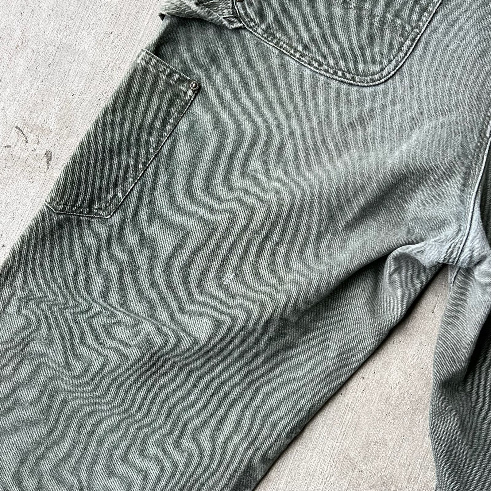 Carhartt × Vintage Carhartt MOS green double knee work wear carpenter pants Size US 36 / EU 52 - 11 Thumbnail