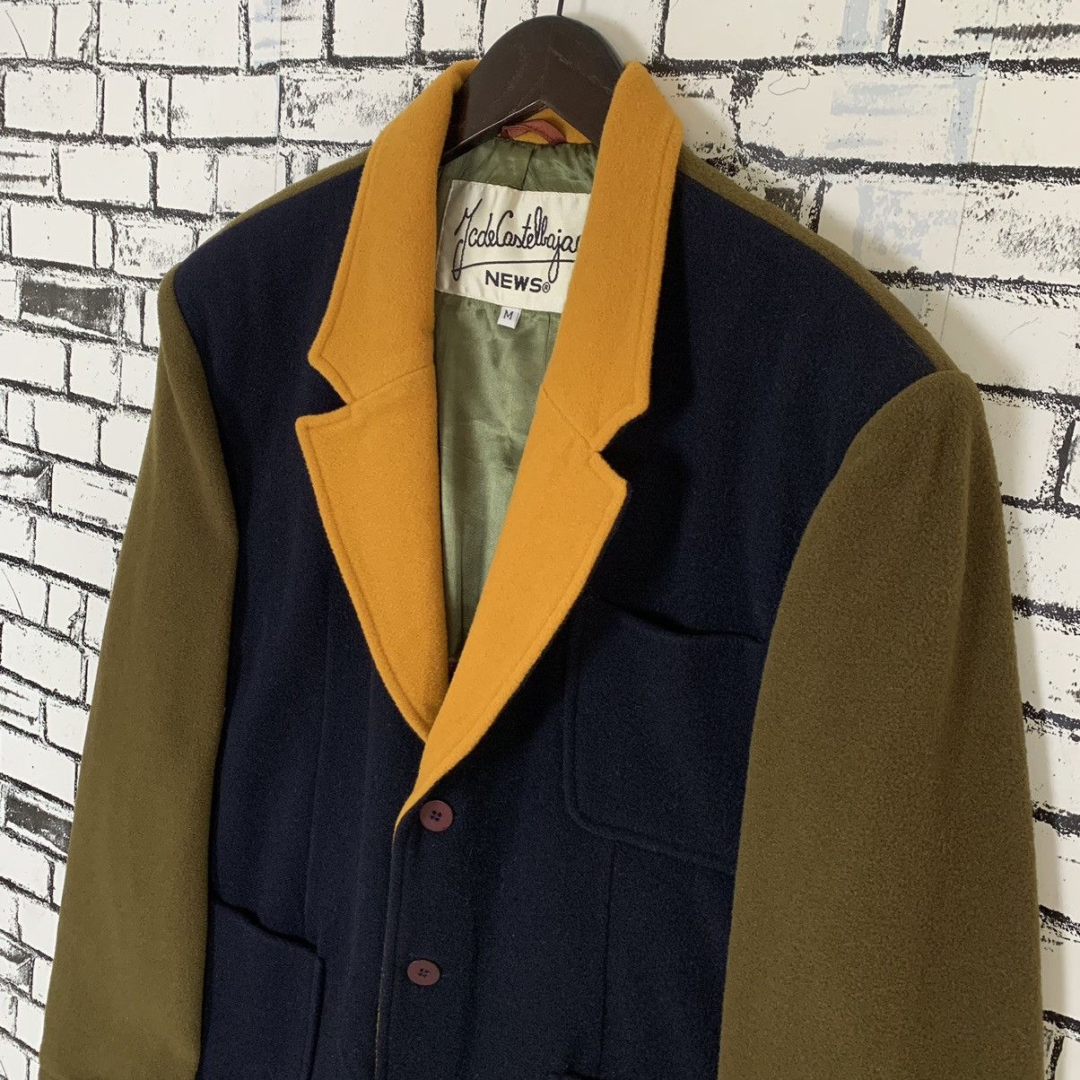 Jean Charles De Castelbajac Jean Charles de Castlebajac Wool Coat Blazer Jacket Size US M / EU 48-50 / 2 - 4 Thumbnail
