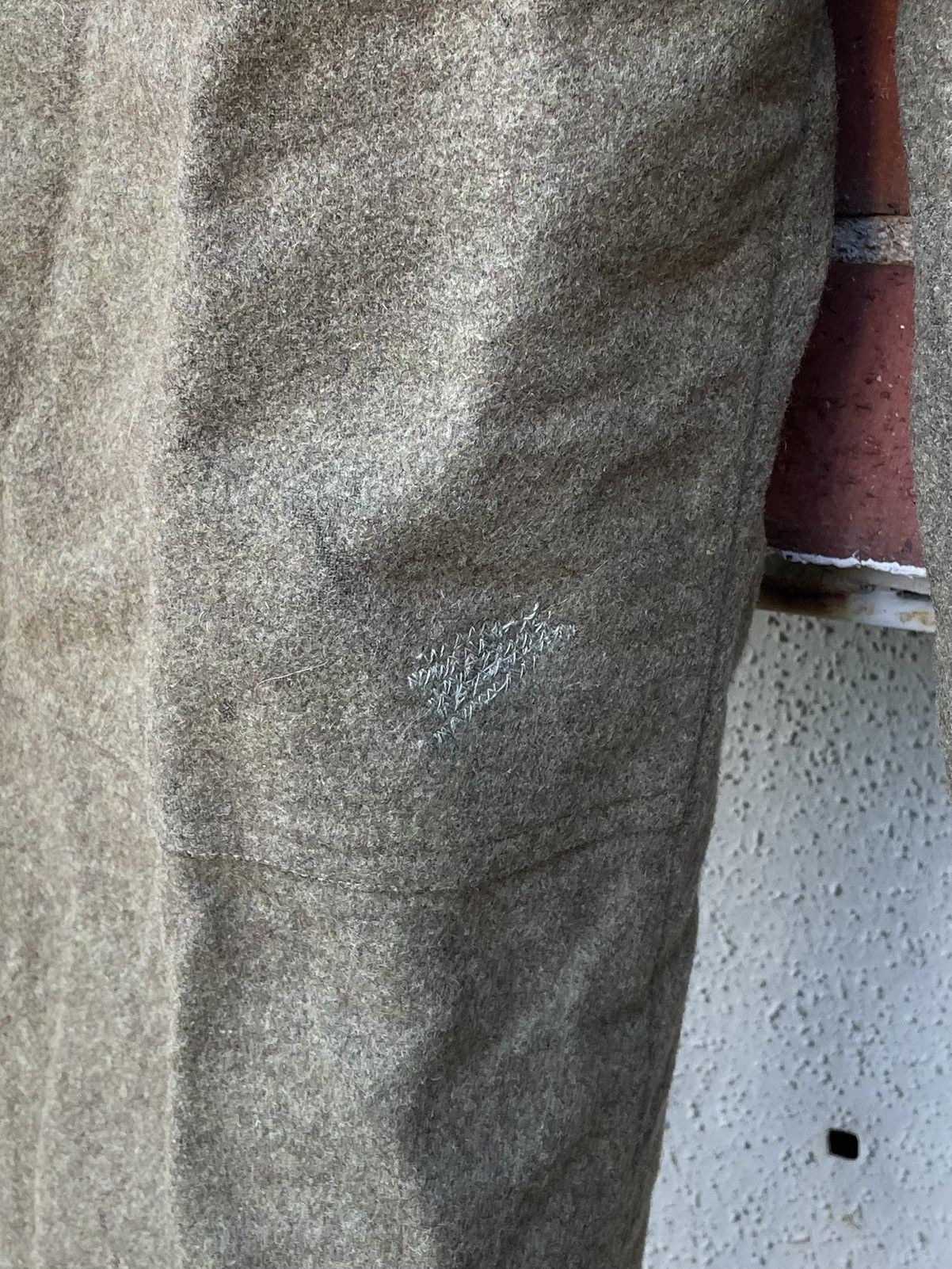 Vintage 50s/60s G. D. Bucking-Alsfeld Green Wool Military Pants Size US 30 / EU 46 - 5 Thumbnail