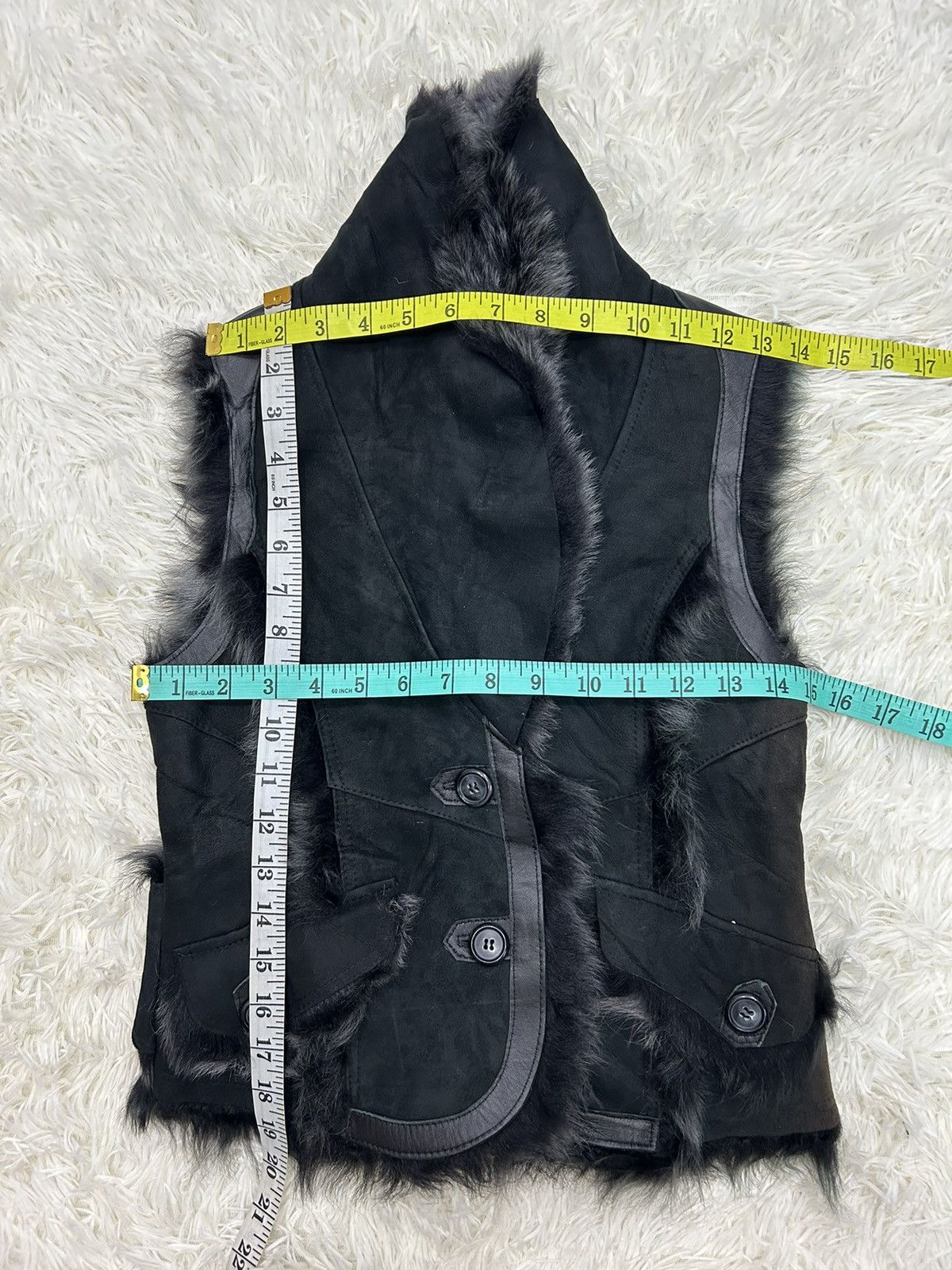 Pierre Cardin Pierre Cardin Sheep Fur Vest Size XS / US 0-2 / IT 36-38 - 11 Thumbnail